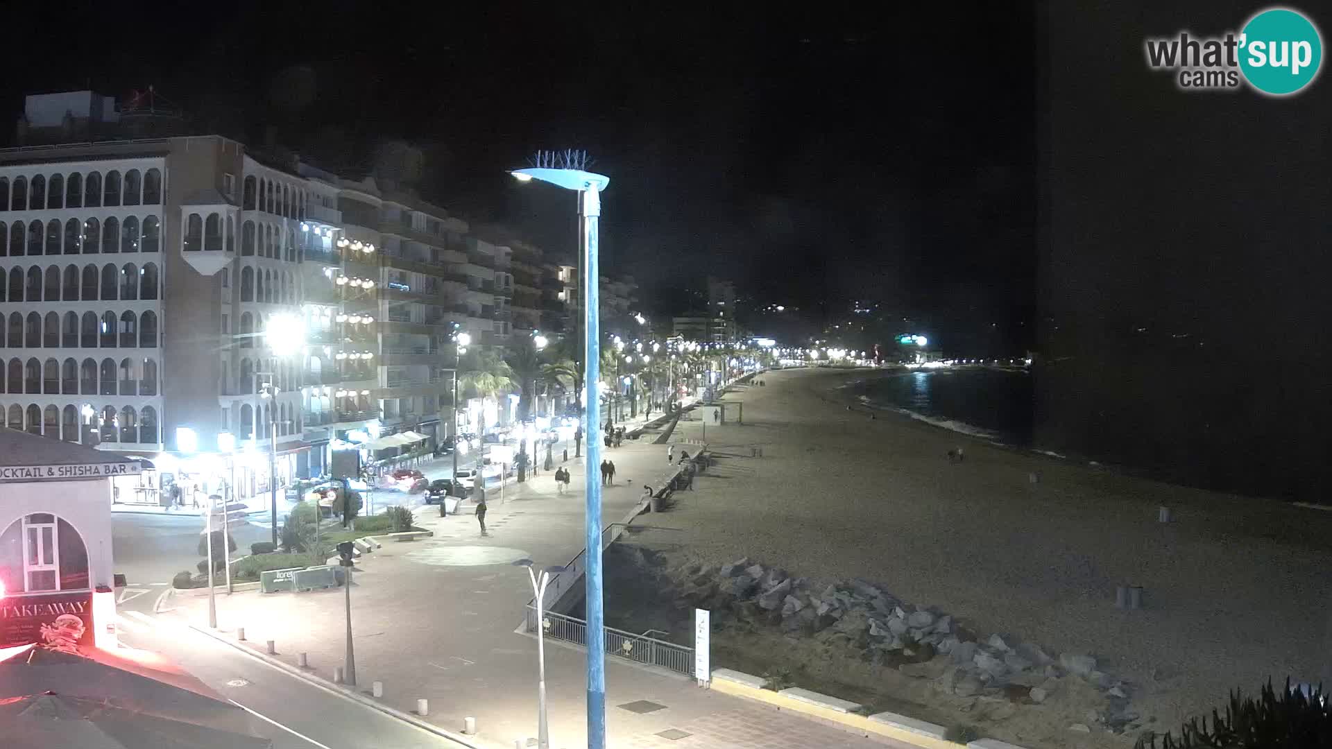 Webcam Lloret de Mar – the main beach – – Costa Brava – Spain