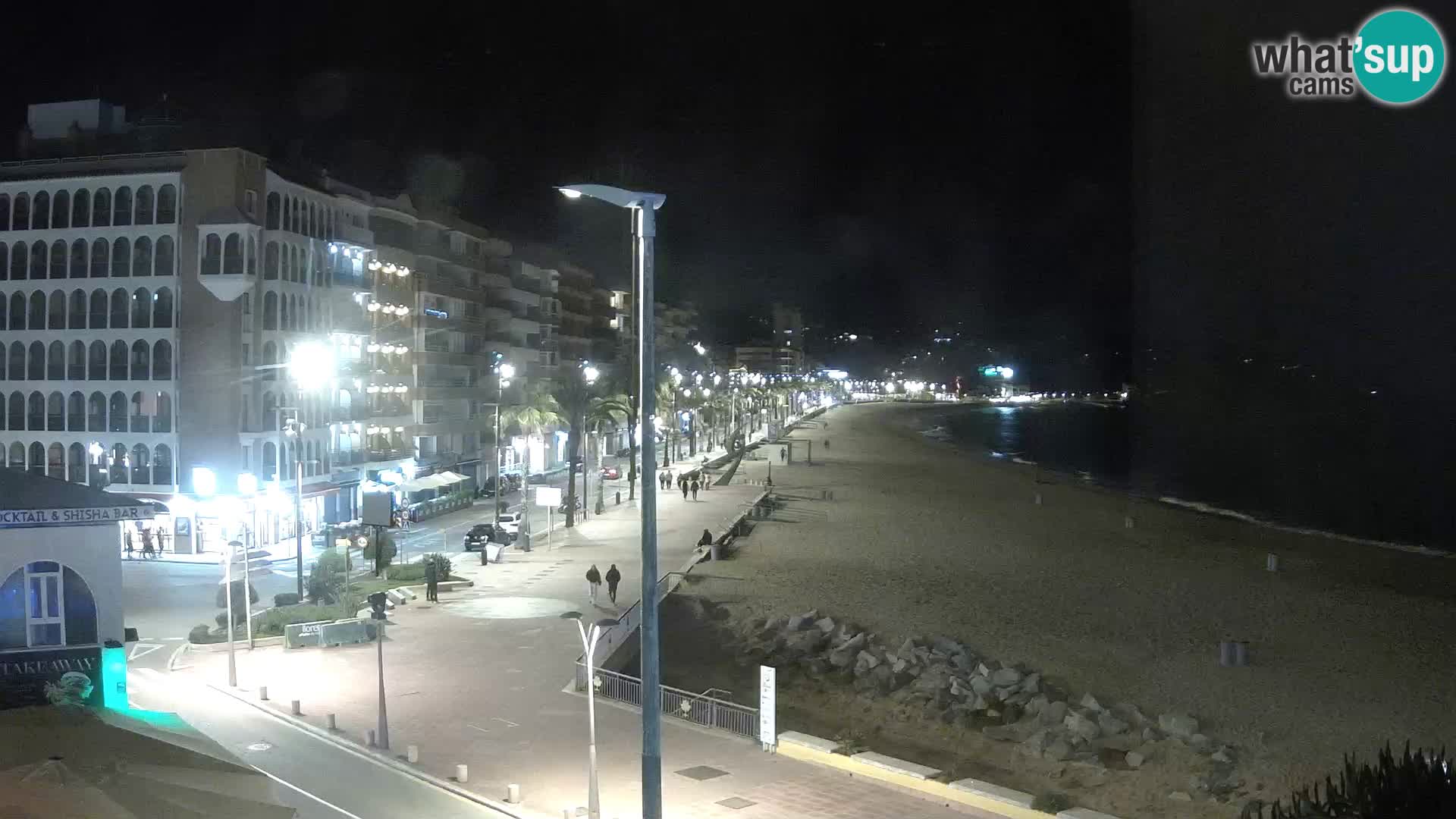Webcam Lloret de Mar – the main beach – – Costa Brava – Spain