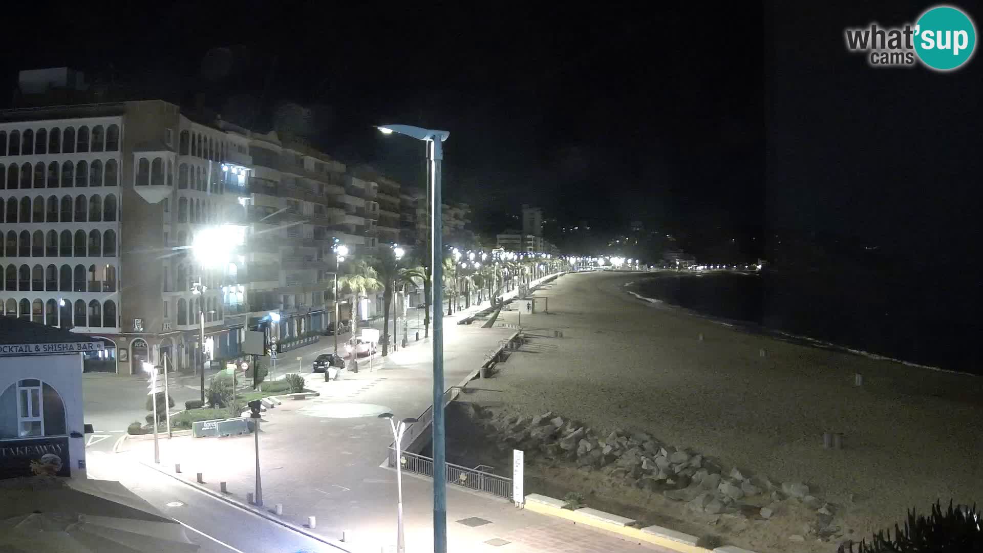 Webcam Lloret de Mar – the main beach – – Costa Brava – Spain