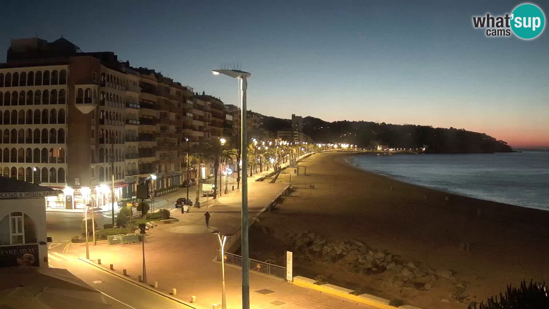 Webcam Lloret de Mar – the main beach – – Costa Brava – Spain