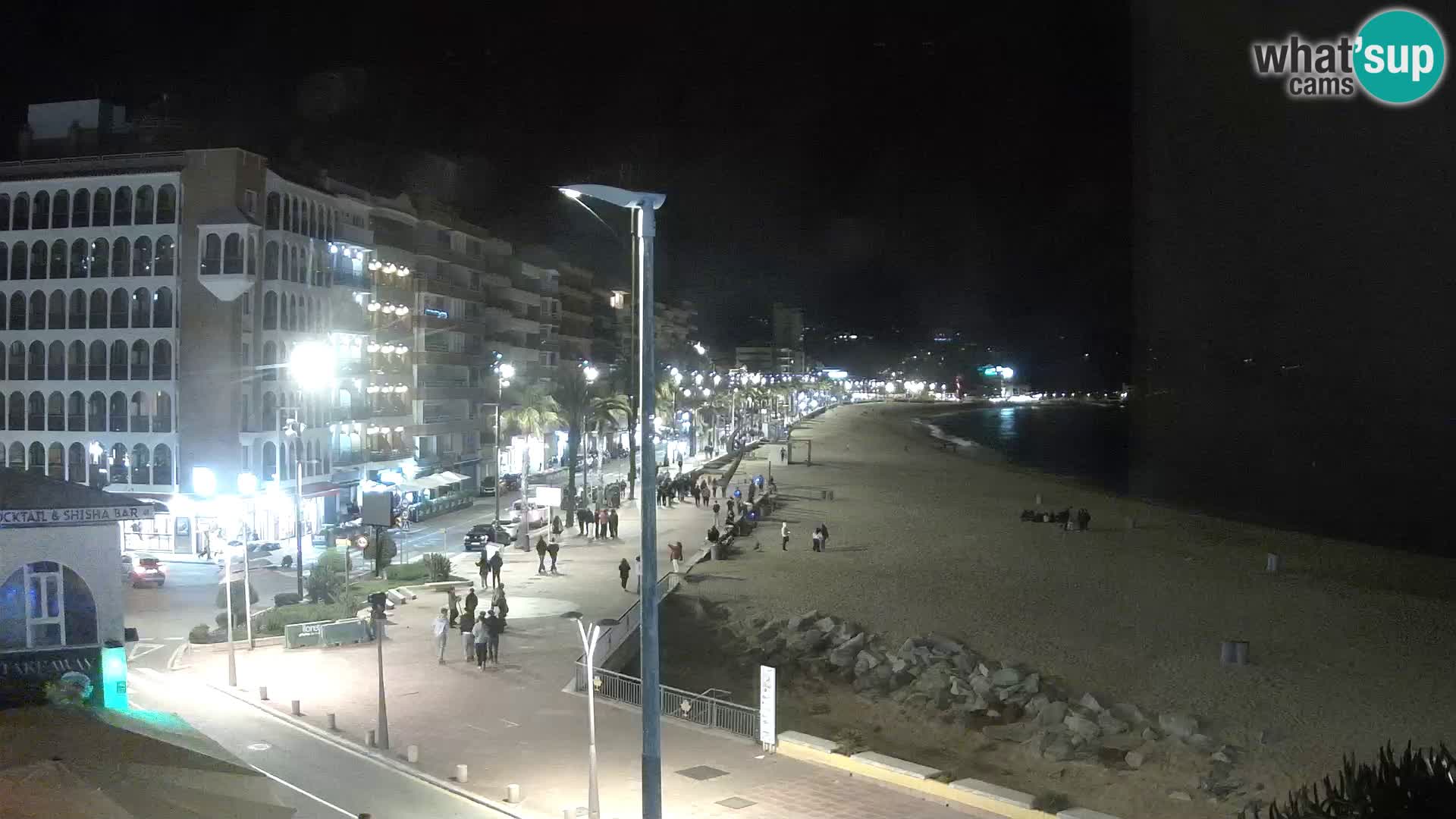 Webcam Lloret de Mar – the main beach – – Costa Brava – Spain