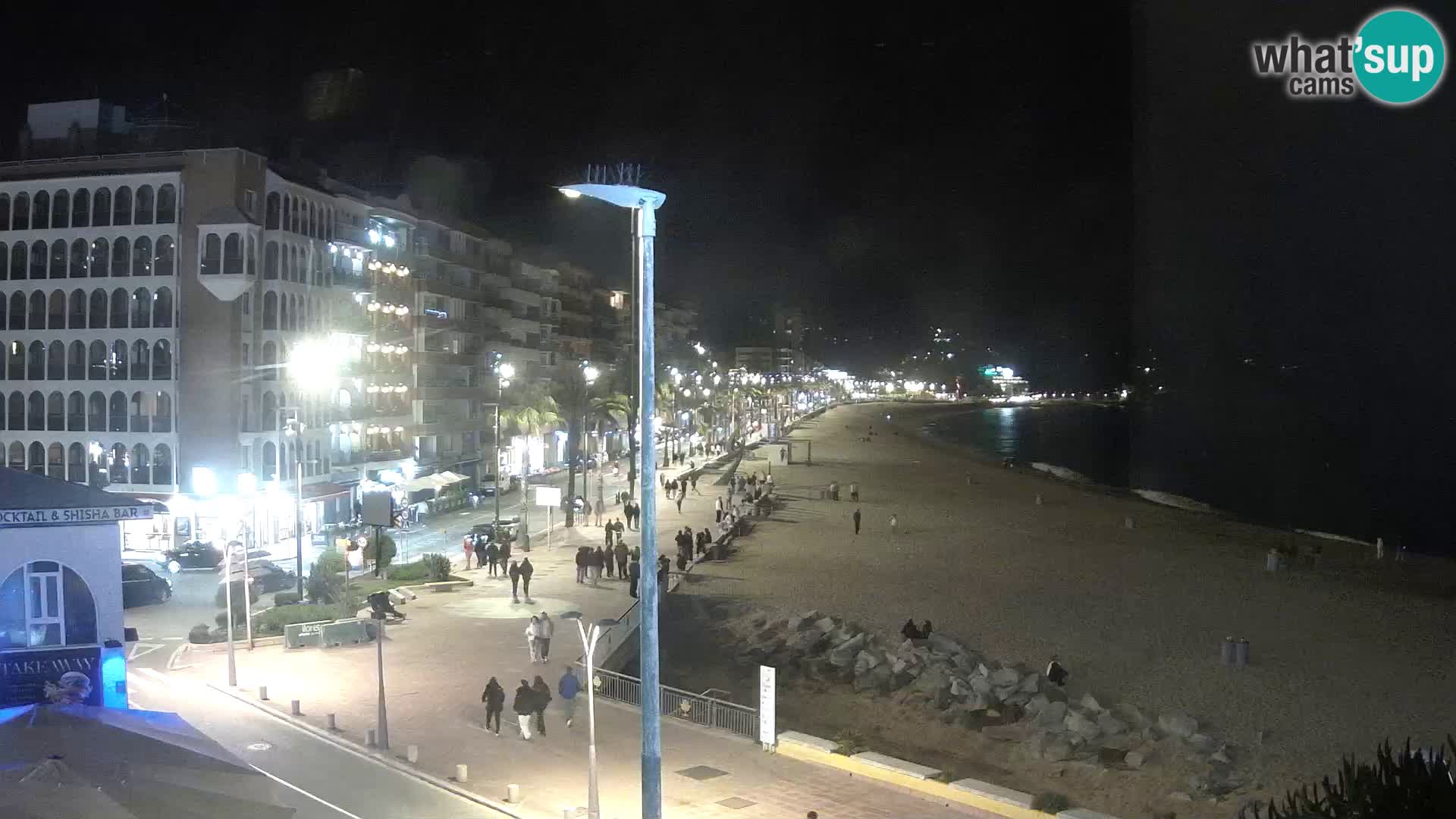 Webcam Lloret de Mar – the main beach – – Costa Brava – Spain