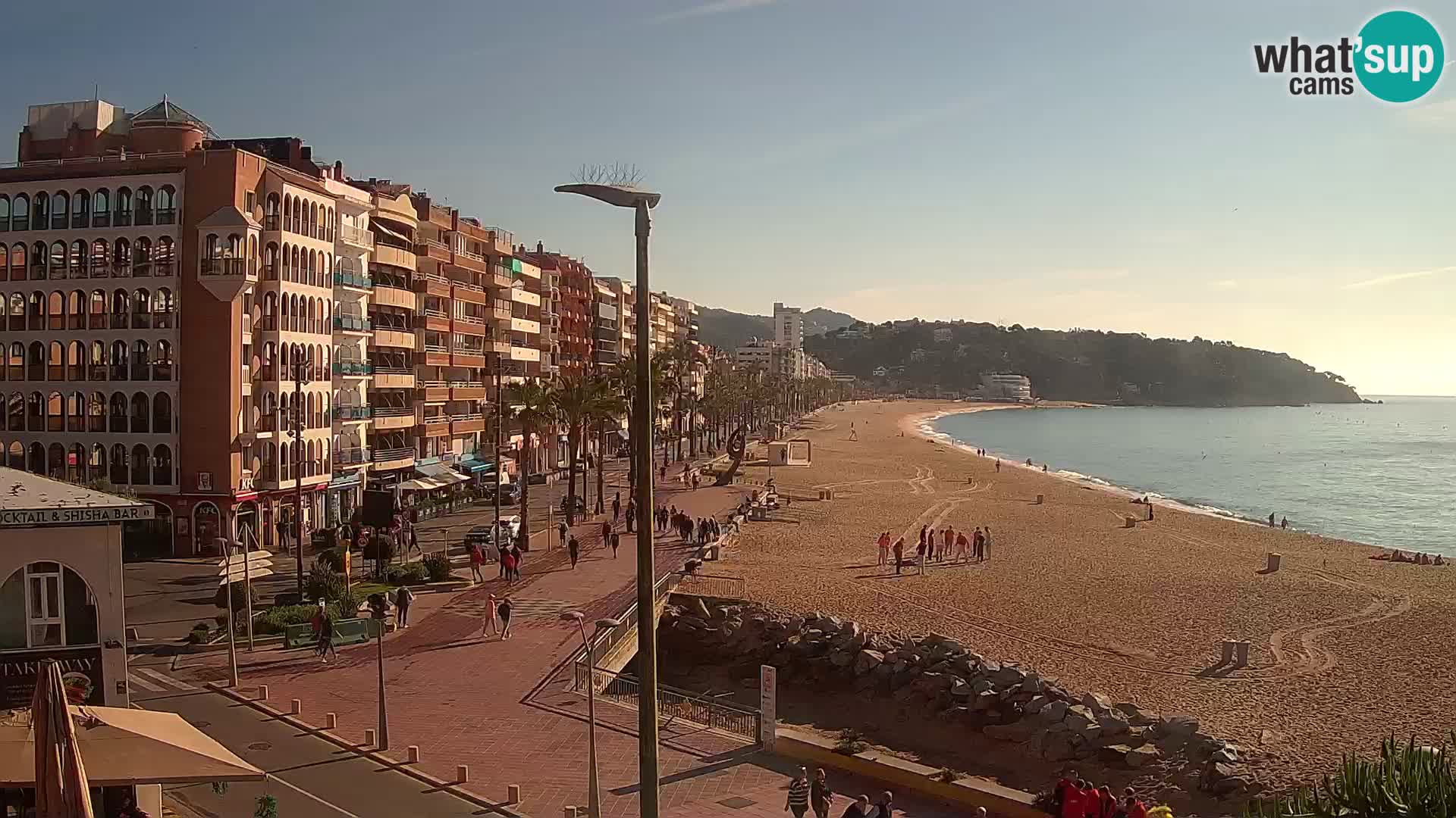 Webcam Lloret de Mar – the main beach – – Costa Brava – Spain