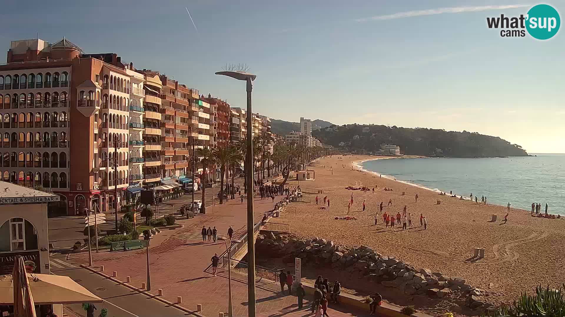 Webcam Lloret de Mar – the main beach – – Costa Brava – Spain