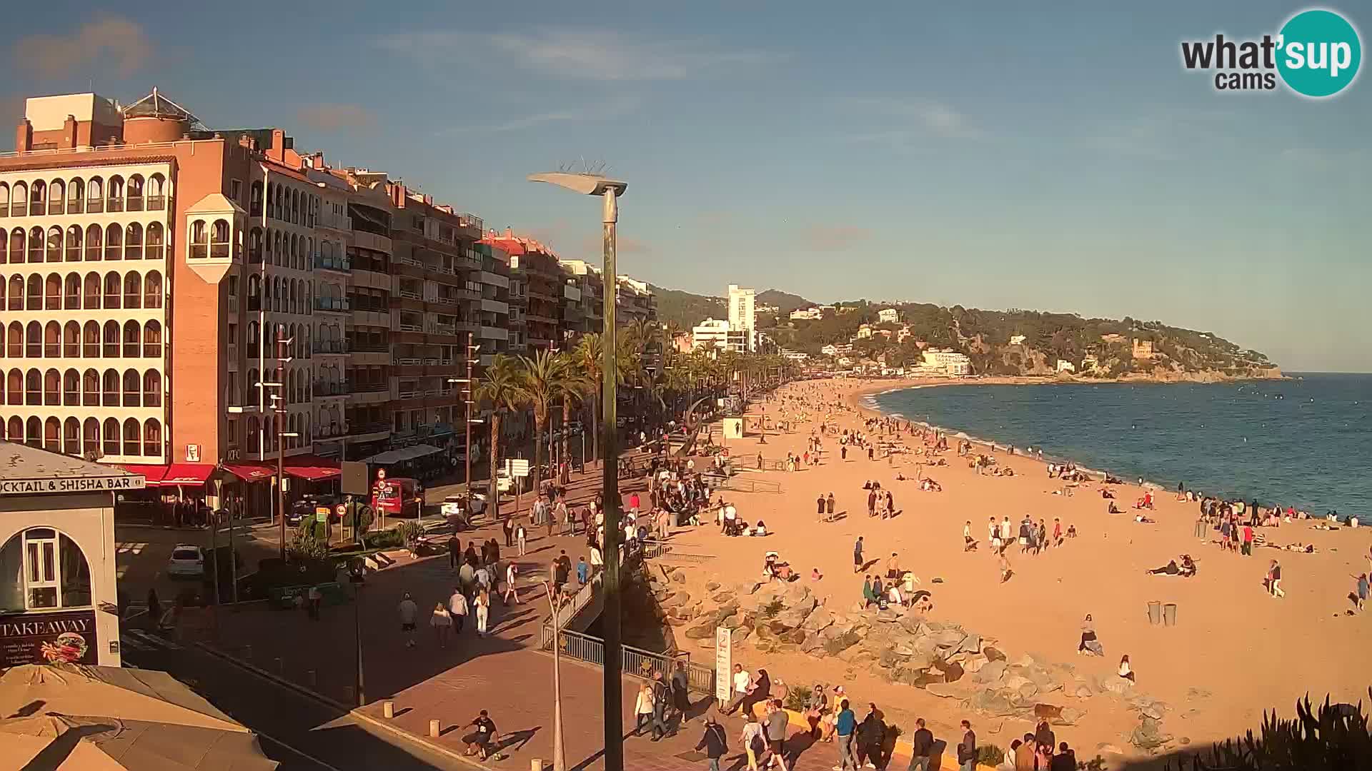 Webcam Lloret de Mar – the main beach – – Costa Brava – Spain