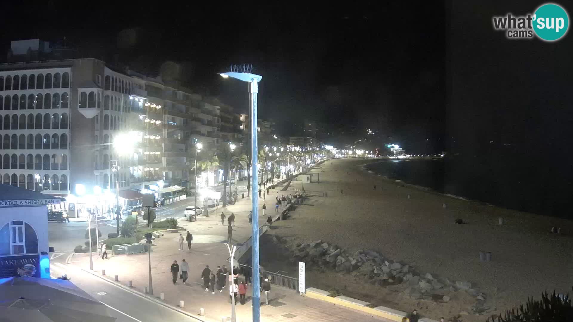 Webcam Lloret de Mar – the main beach – – Costa Brava – Spain