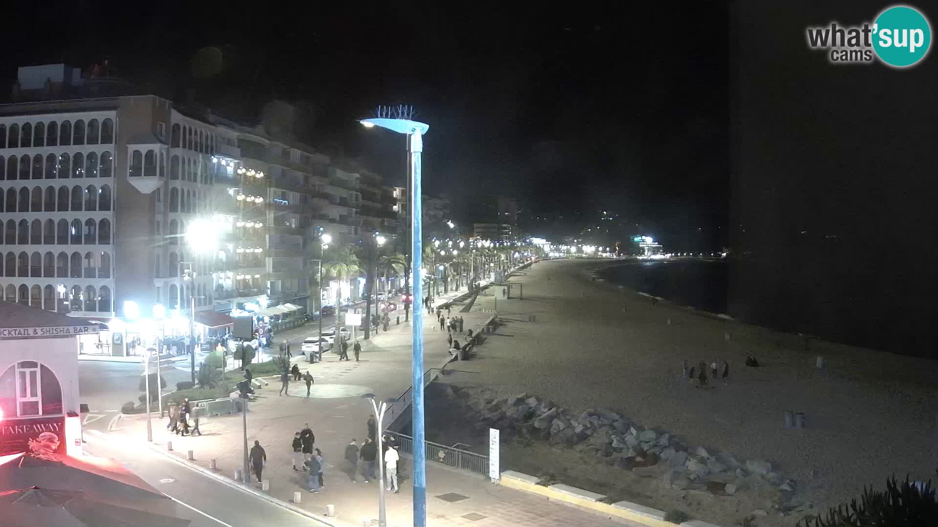 Webcam Lloret de Mar – the main beach – – Costa Brava – Spain