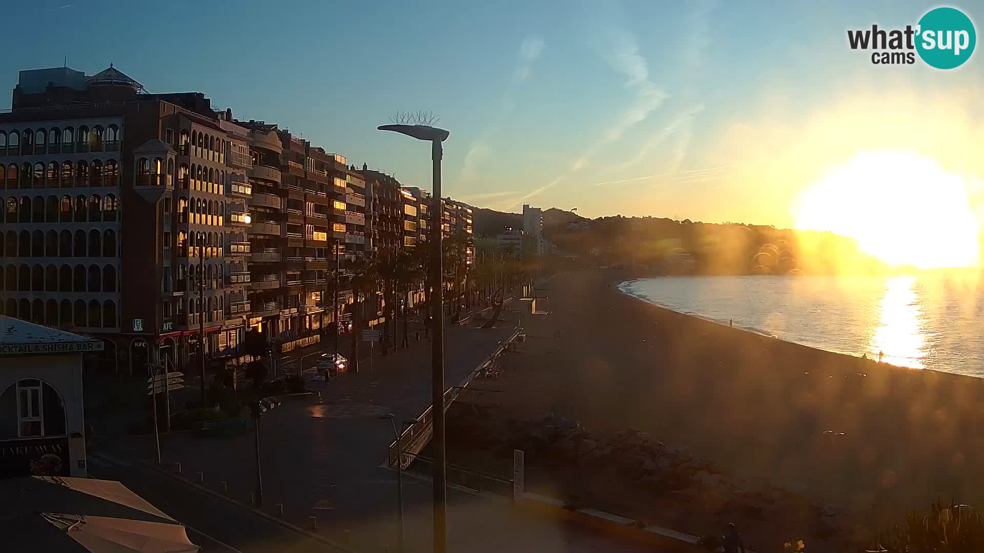 Web kamera Lloret de Mar – plaža