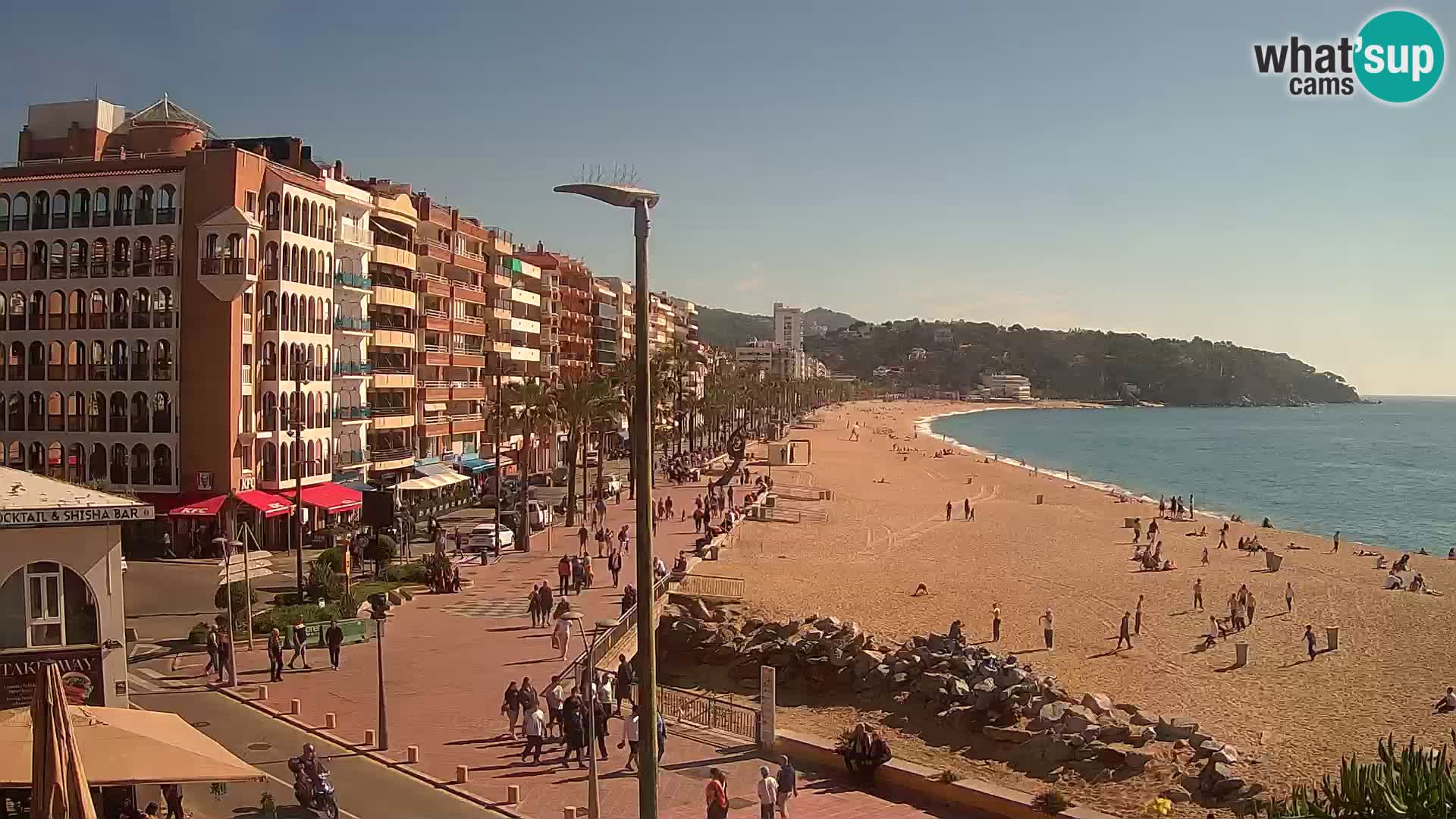Web kamera Lloret de Mar – glavna plaža