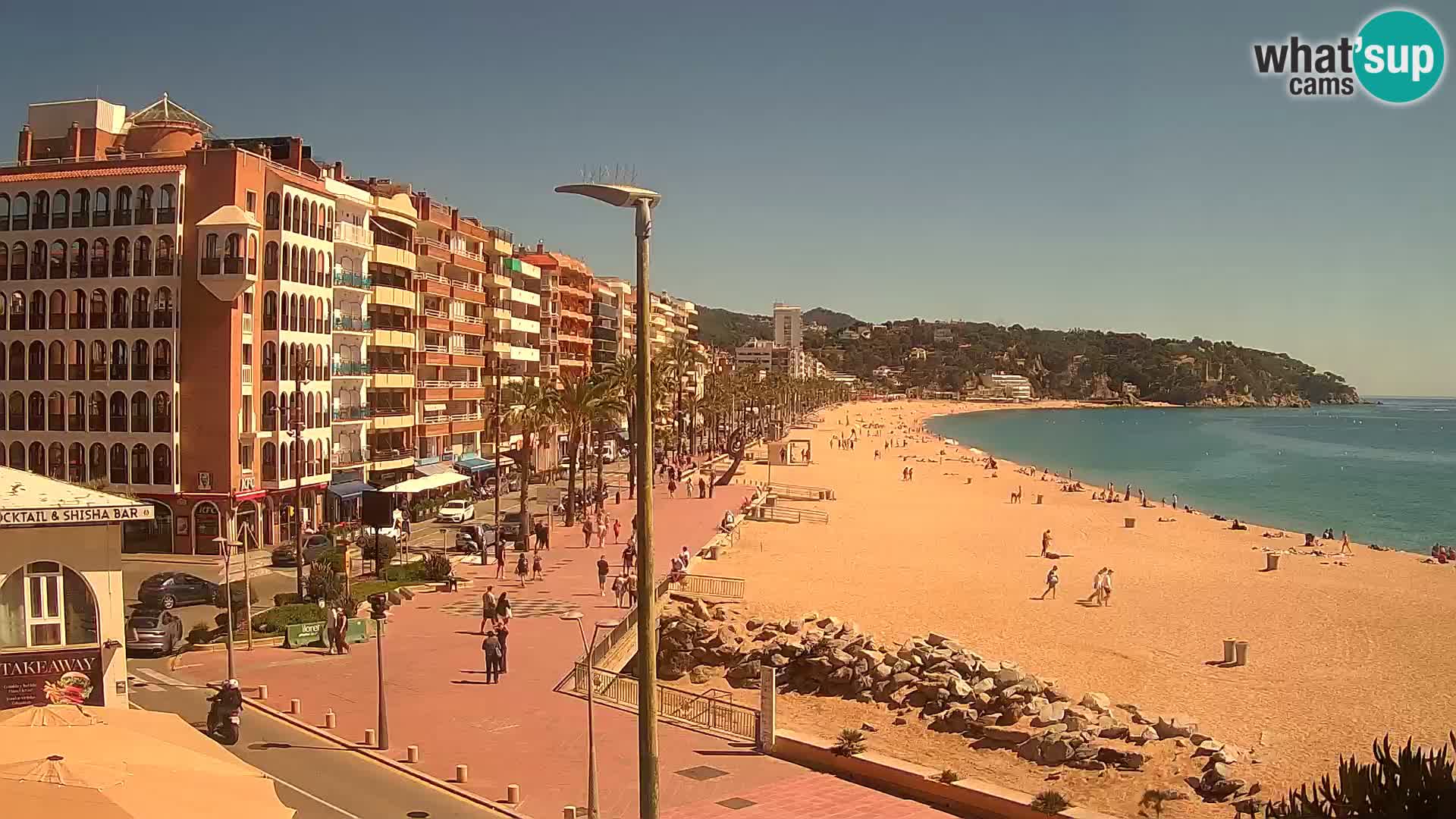 Webcam Lloret de Mar – the main beach – – Costa Brava – Spain
