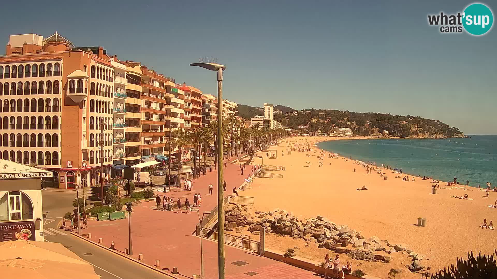 Web kamera Lloret de Mar – plaža