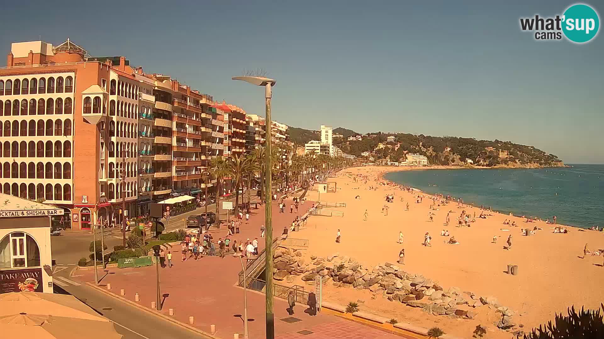 Web kamera Lloret de Mar – plaža