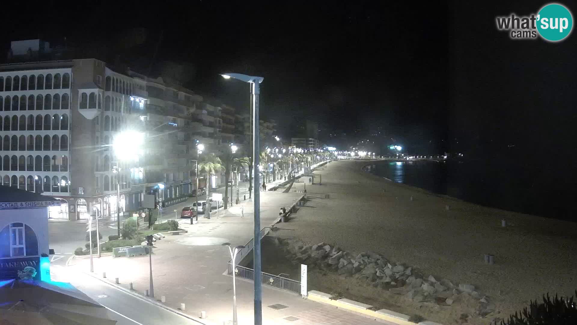 Webcam Lloret de Mar – the main beach – – Costa Brava – Spain