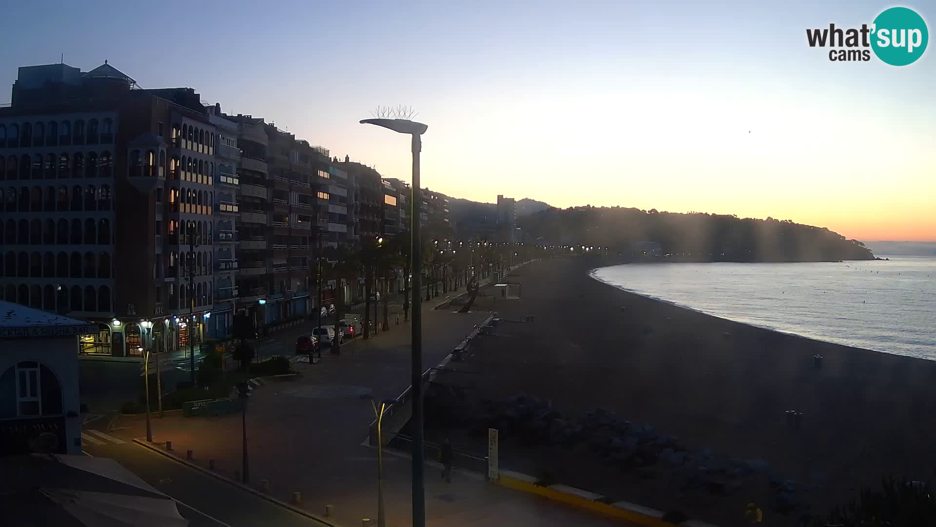 Webcam Lloret de Mar – the main beach – – Costa Brava – Spain
