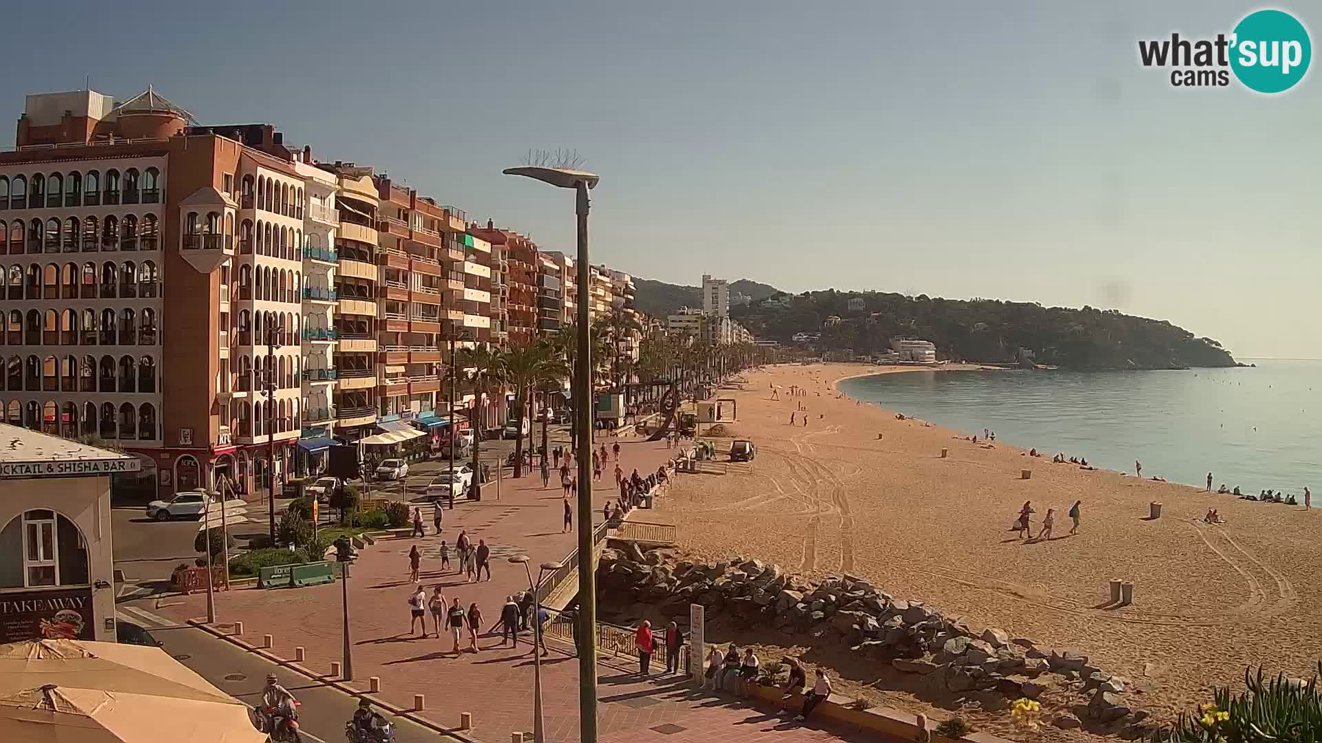 Webcam Lloret de Mar – the main beach – – Costa Brava – Spain