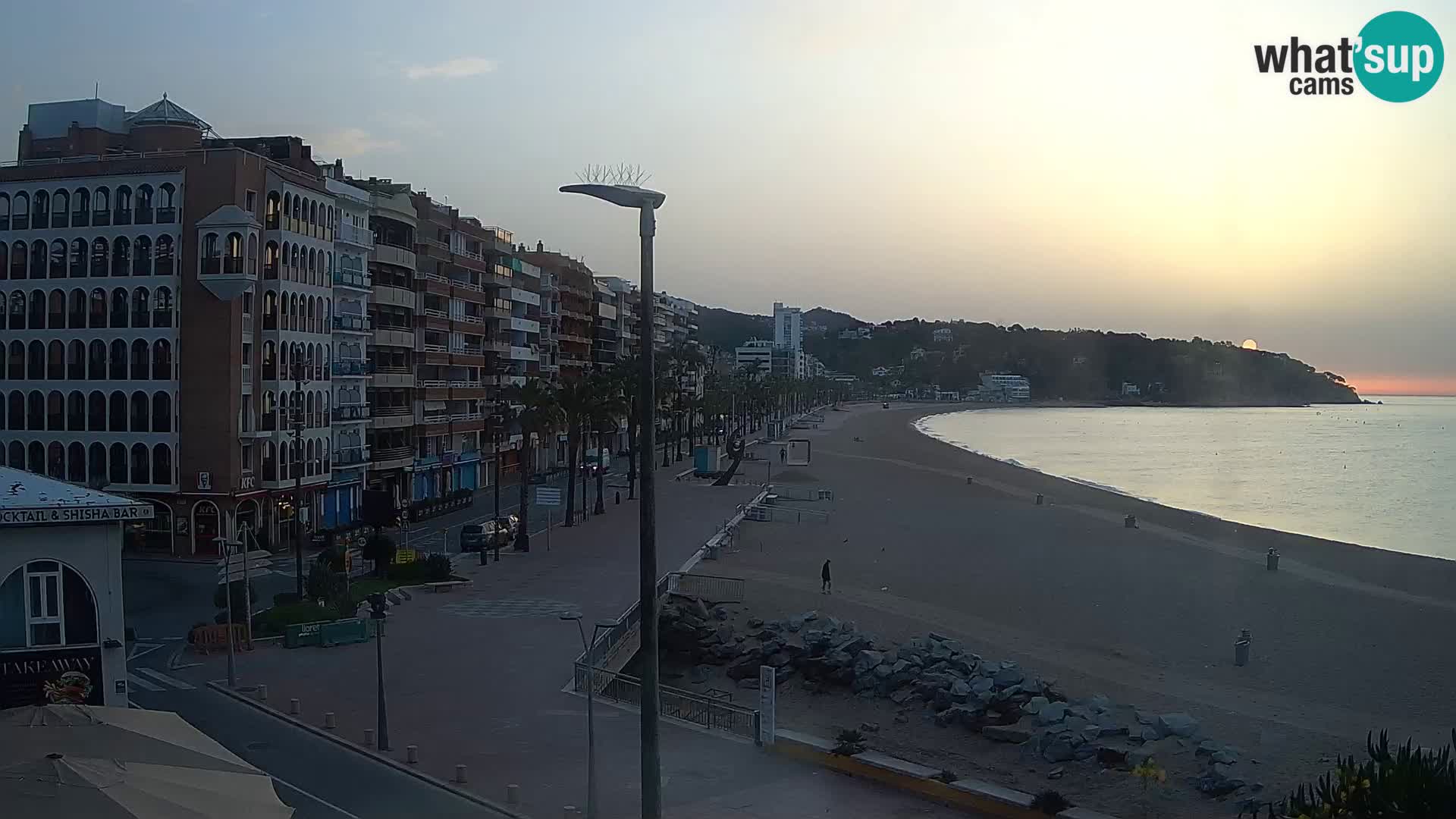 Webcam Lloret de Mar – the main beach – – Costa Brava – Spain
