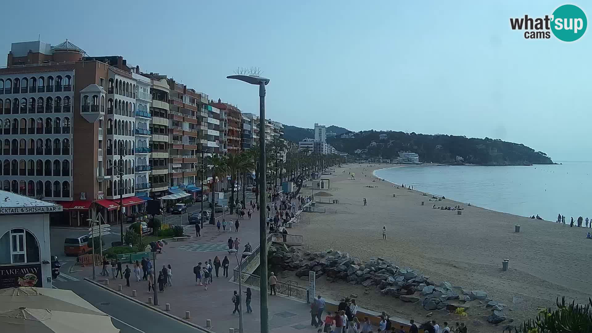 Webcam Lloret de Mar – the main beach – – Costa Brava – Spain