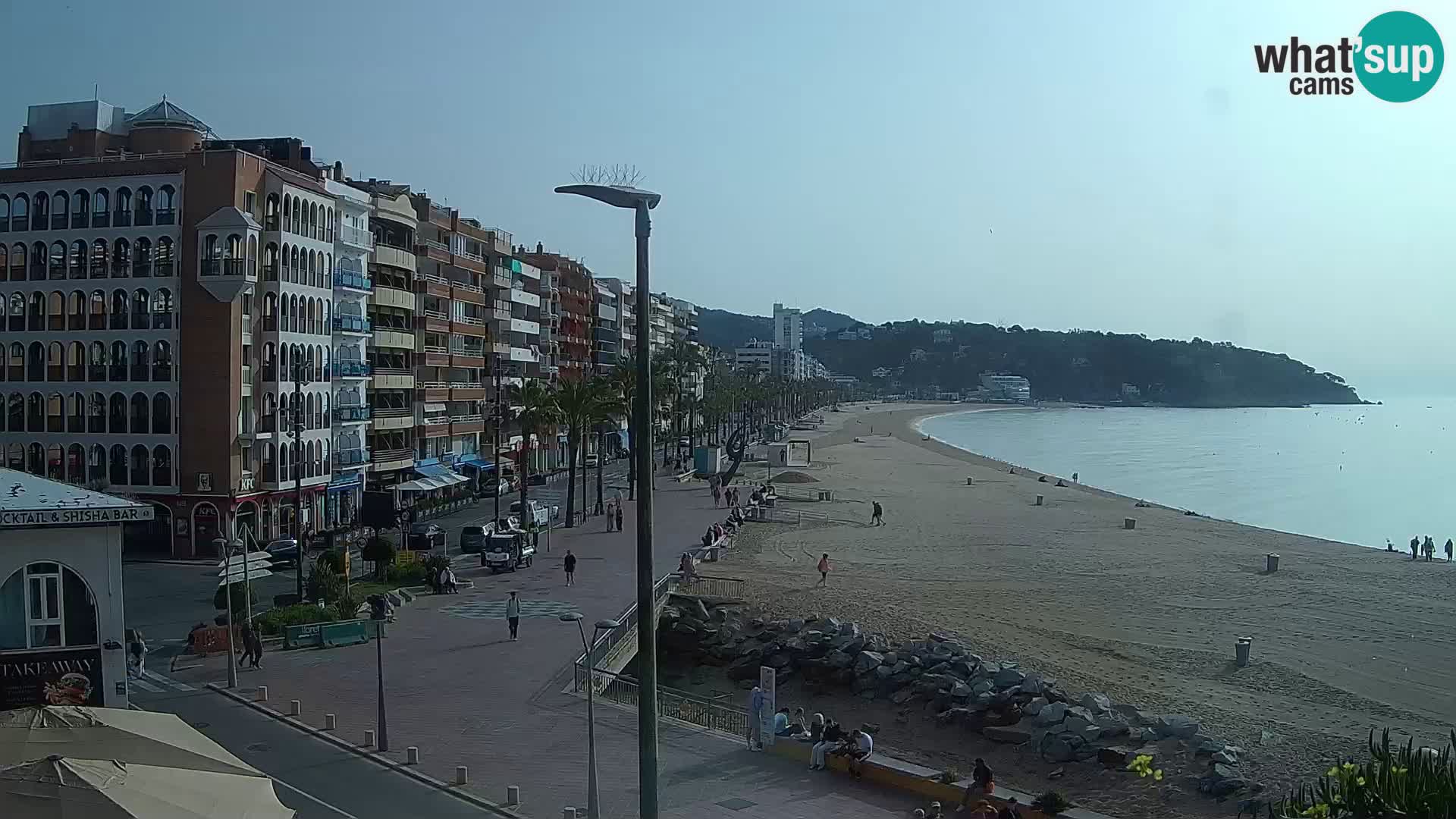 Webcam Lloret de Mar – the main beach – – Costa Brava – Spain