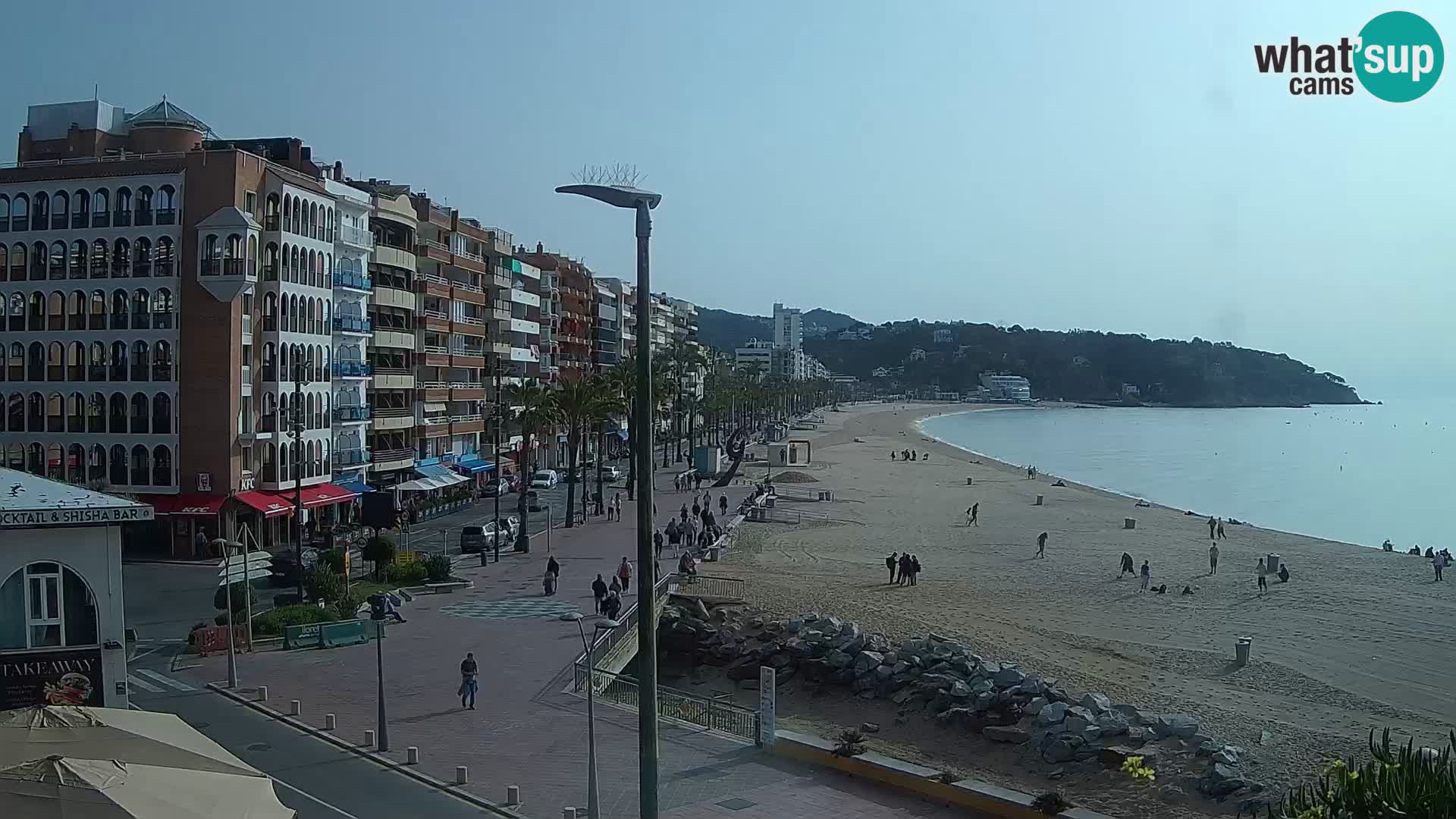 Webcam Lloret de Mar – the main beach – – Costa Brava – Spain