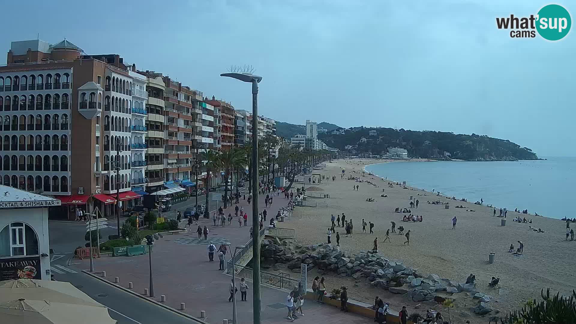 Web kamera Lloret de Mar – plaža