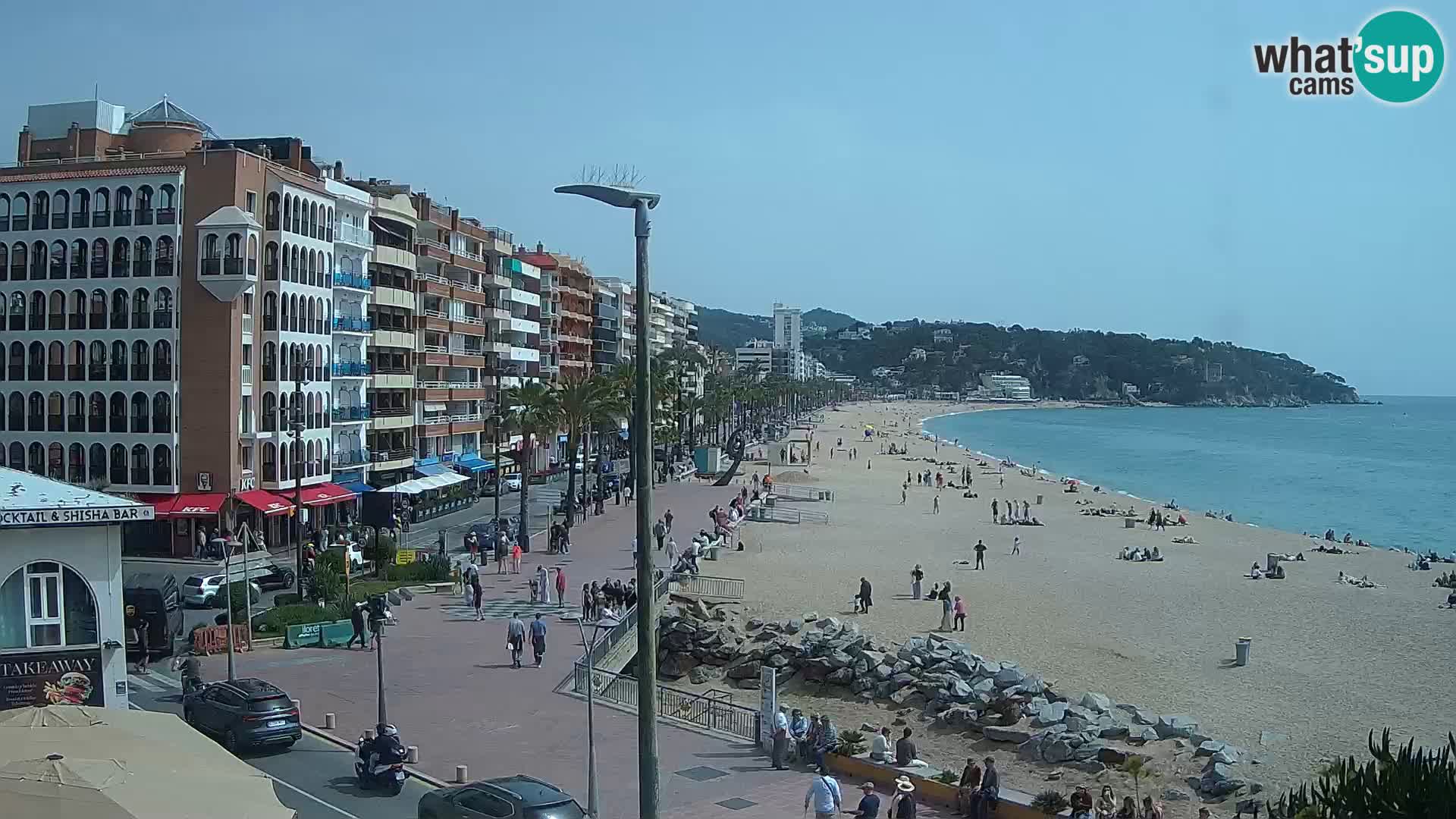 Web kamera Lloret de Mar – plaža