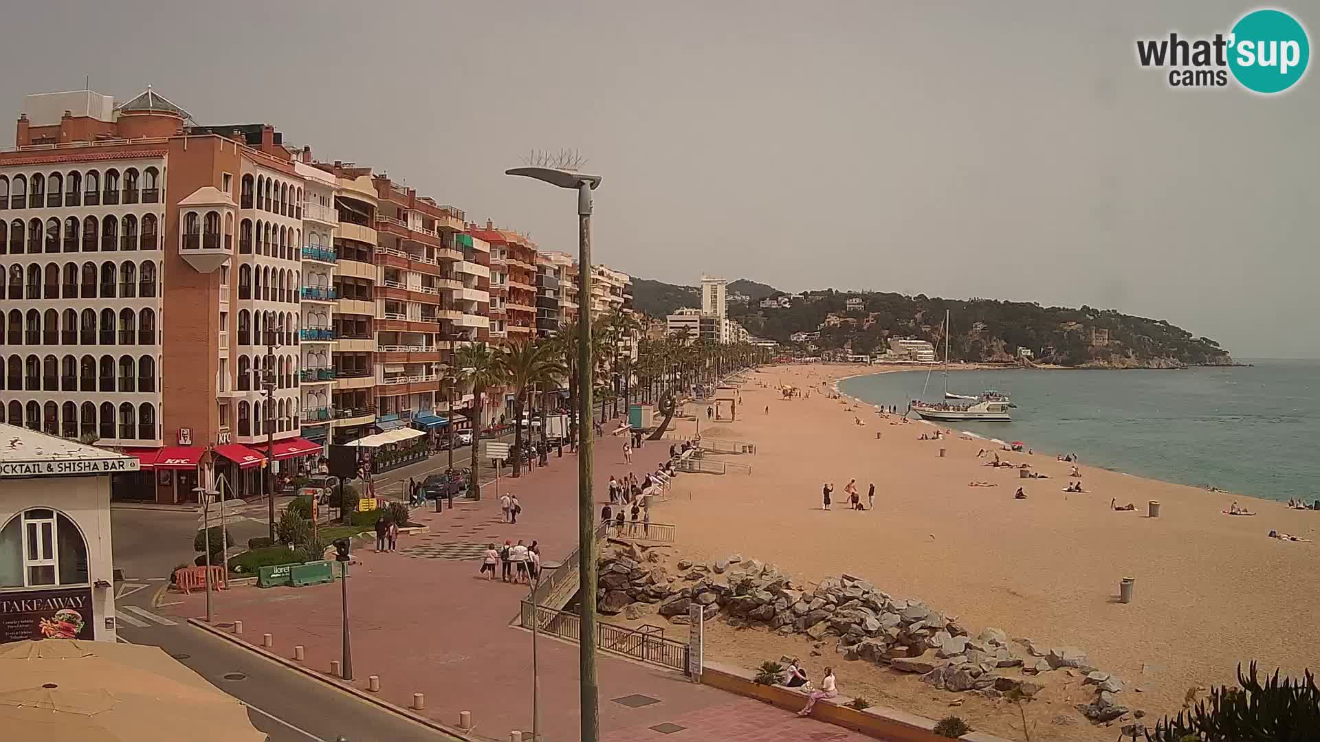 Kamera v živo Lloret de Mar – plaža