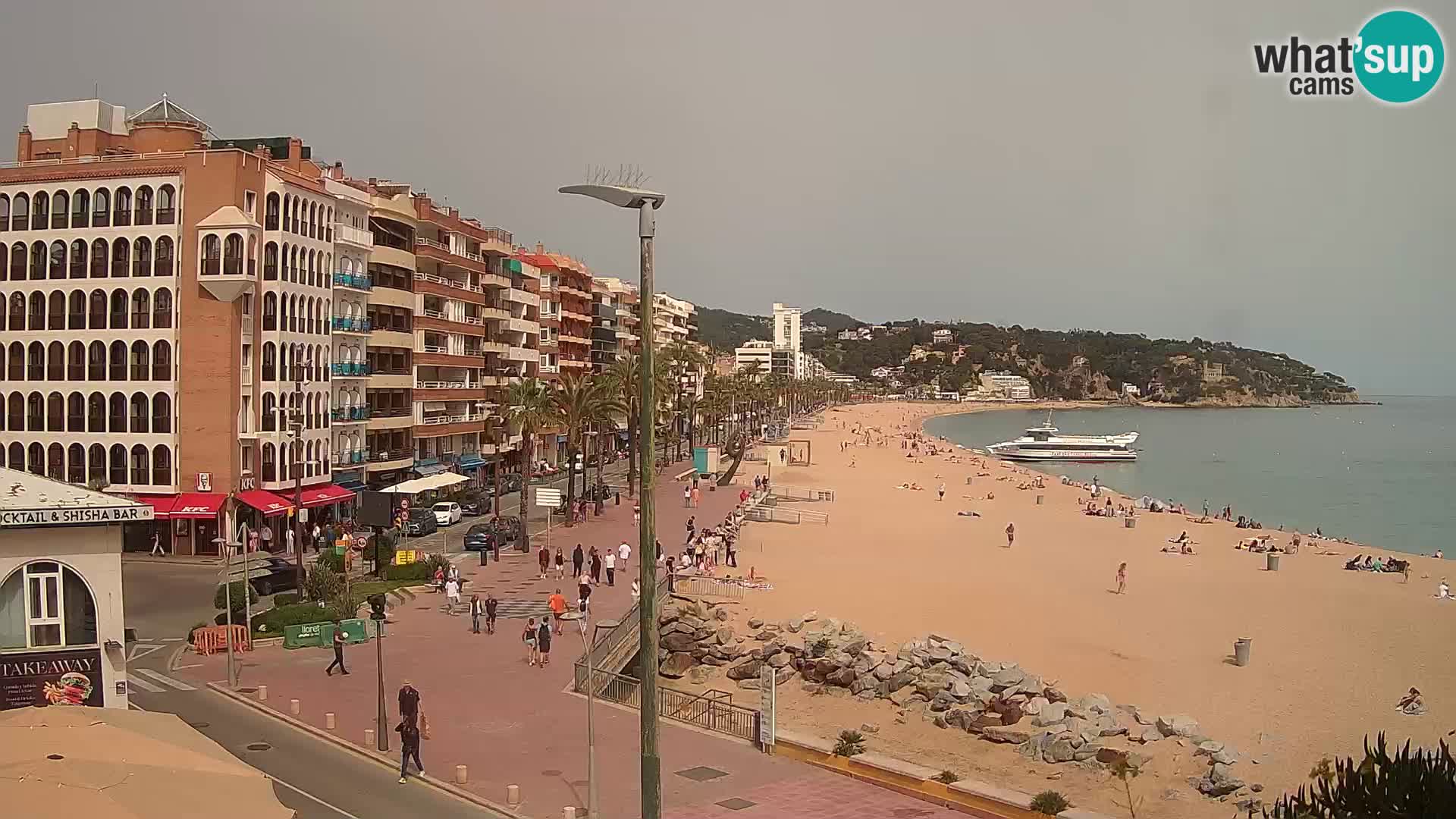 Web kamera Lloret de Mar – plaža