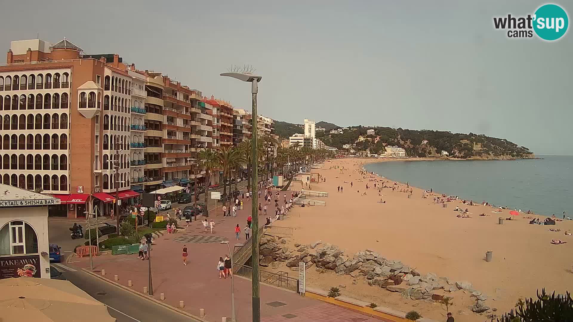 Web kamera Lloret de Mar – plaža