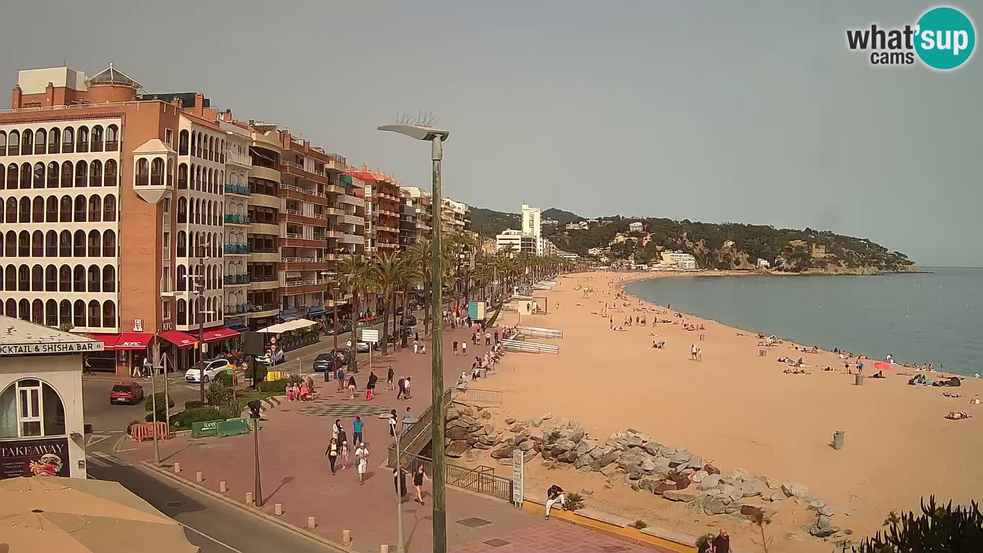 Web kamera Lloret de Mar – plaža