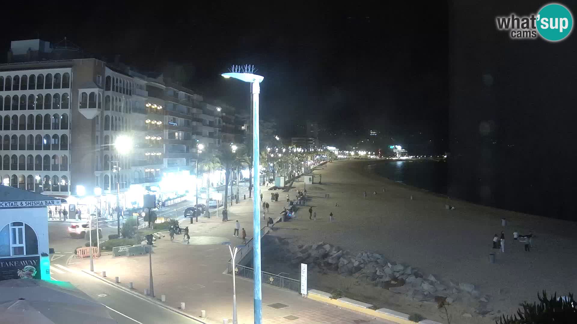 Webcam Lloret de Mar – the main beach – – Costa Brava – Spain