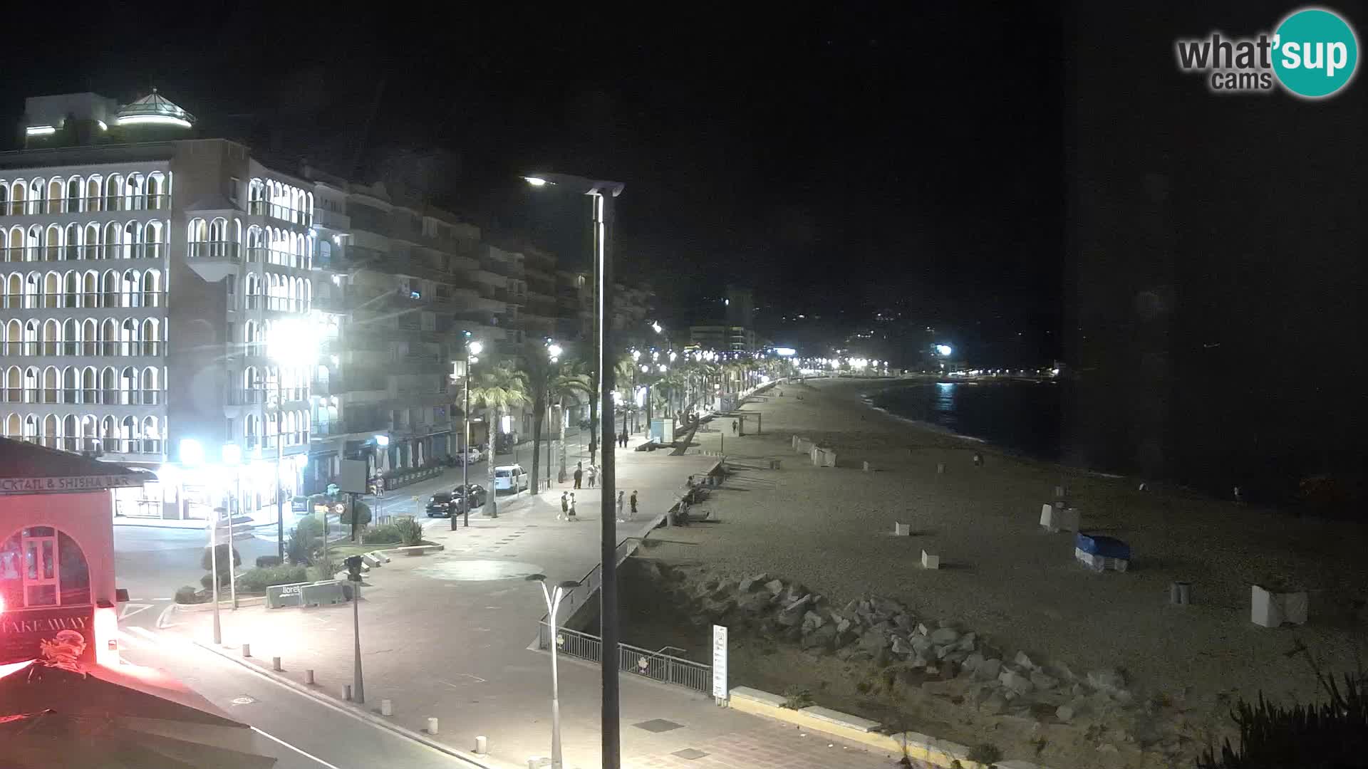 Webcam Lloret de Mar – the main beach – – Costa Brava – Spain