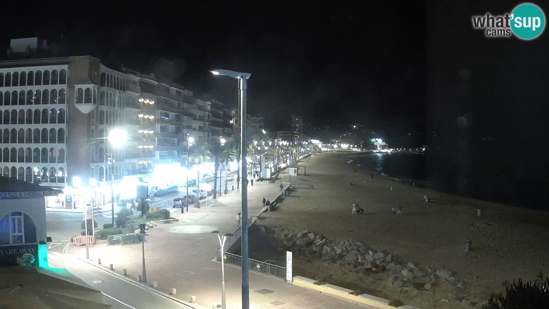Webcam Lloret de Mar – the main beach – – Costa Brava – Spain
