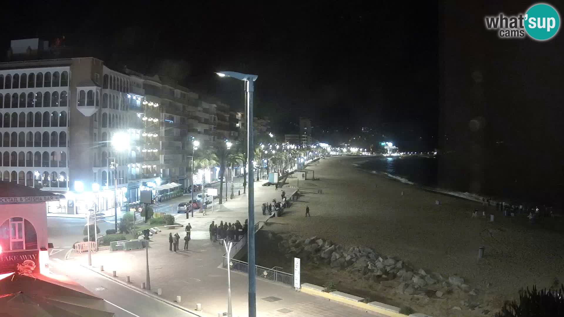 Webcam Lloret de Mar – the main beach – – Costa Brava – Spain