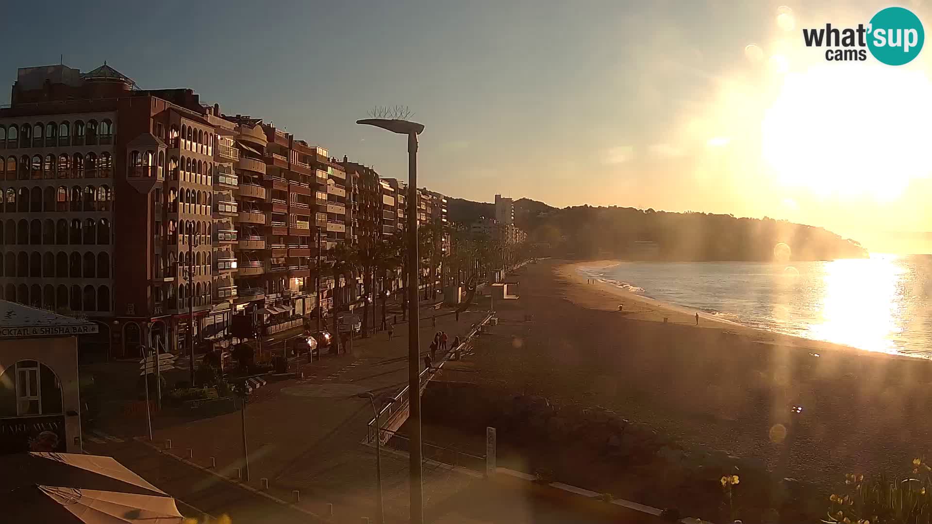 Webcam Lloret de Mar – the main beach – – Costa Brava – Spain