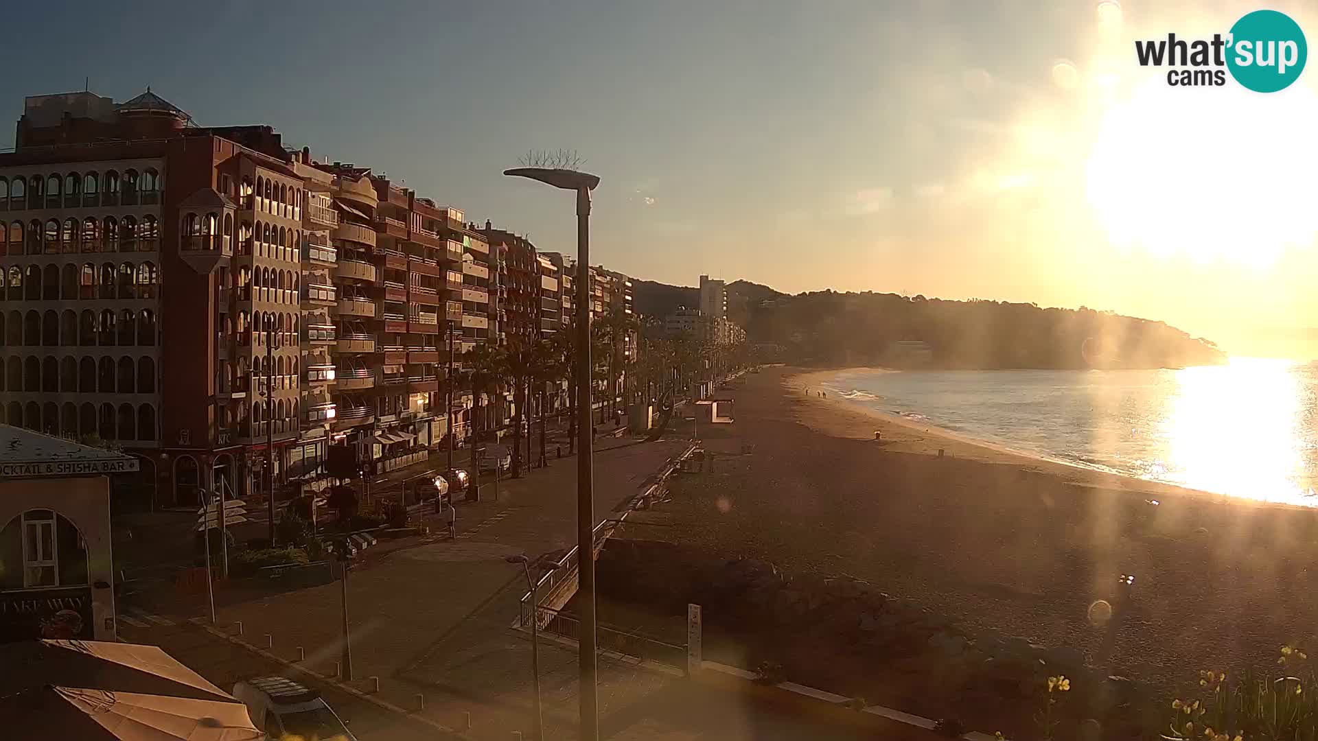 Webcam Lloret de Mar – the main beach – – Costa Brava – Spain