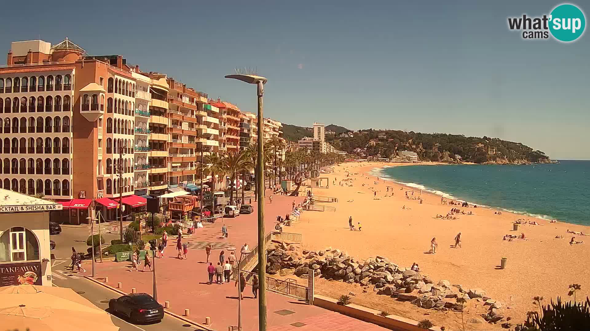 Web kamera Lloret de Mar – plaža