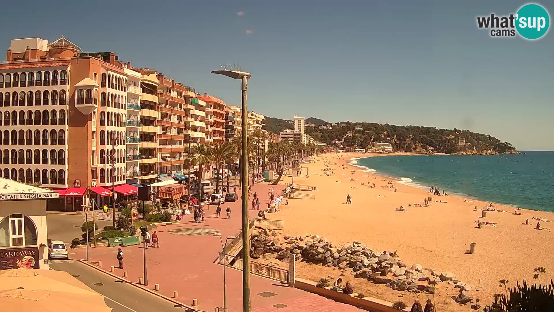 Web kamera Lloret de Mar – plaža