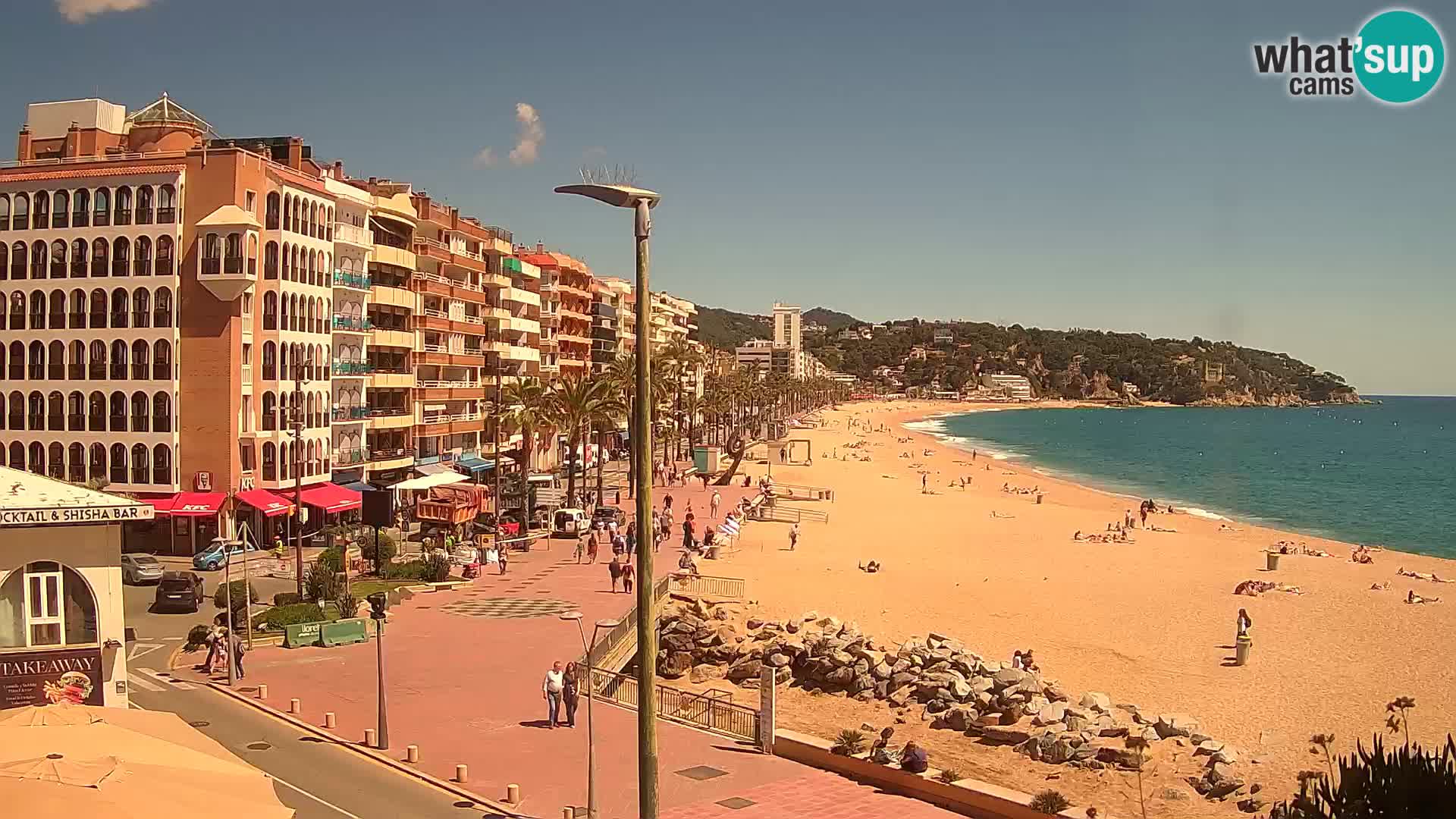 Webcam live Lloret de Mar – la spiaggia principale