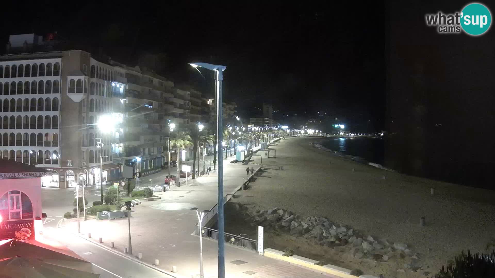Webcam Lloret de Mar – the main beach – – Costa Brava – Spain