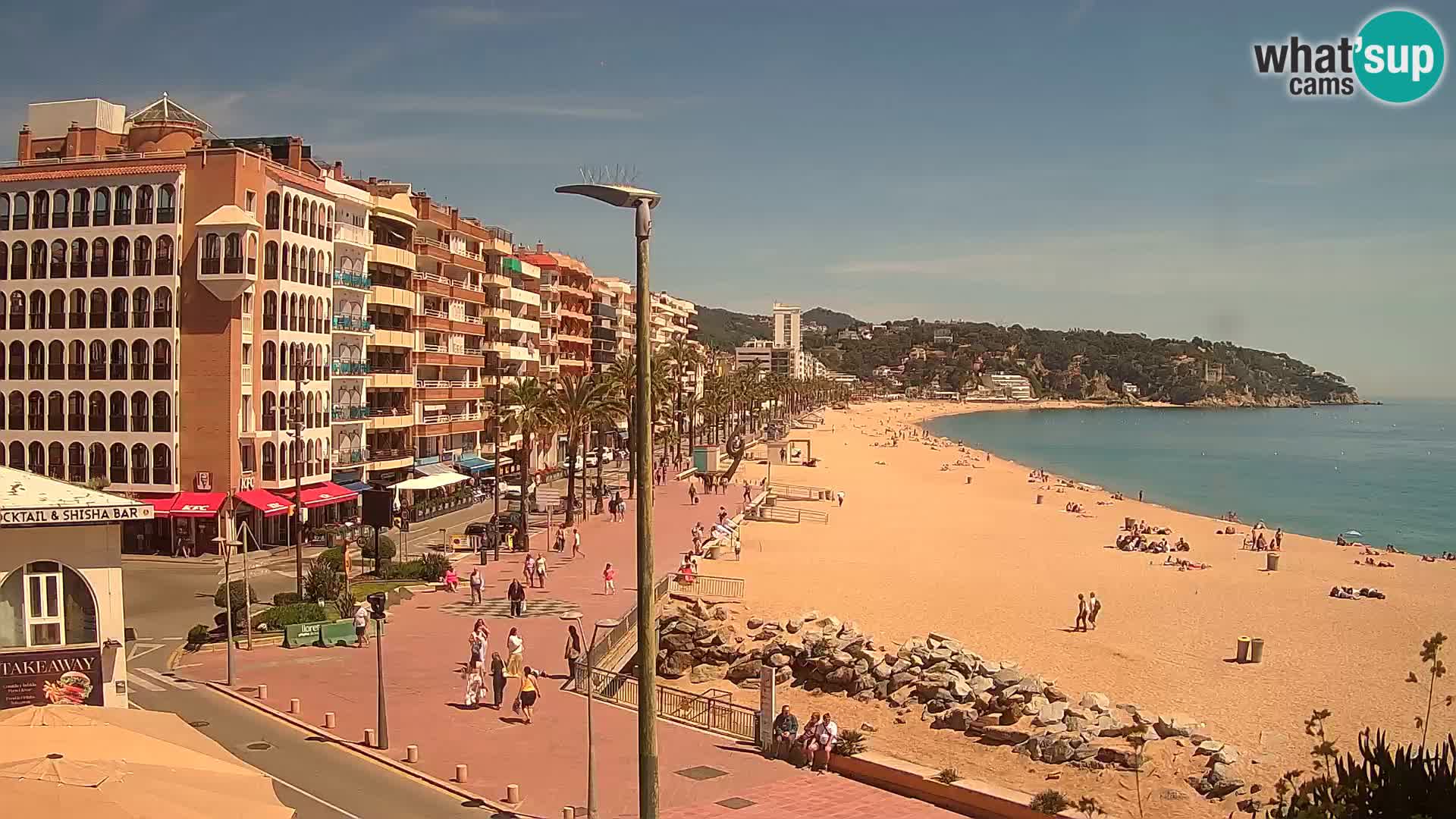 Webcam live Lloret de Mar – la spiaggia principale