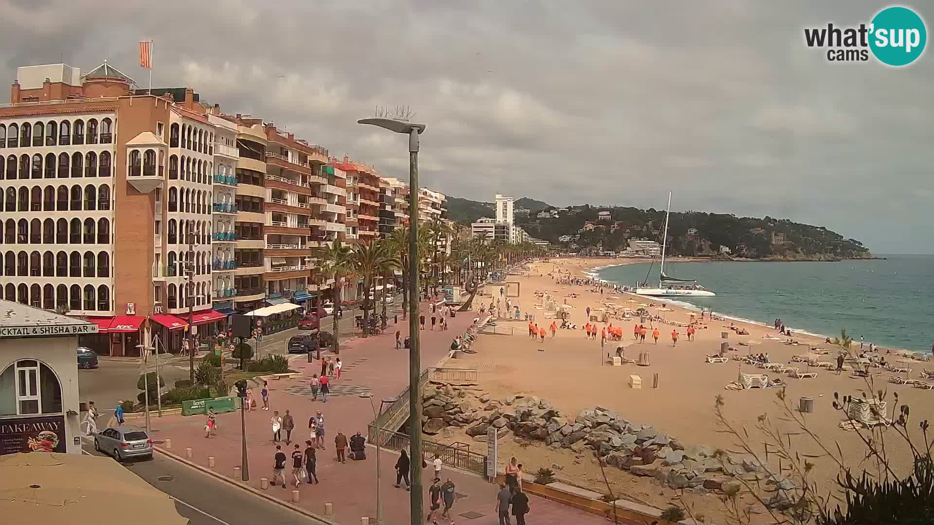 Web kamera Lloret de Mar – plaža
