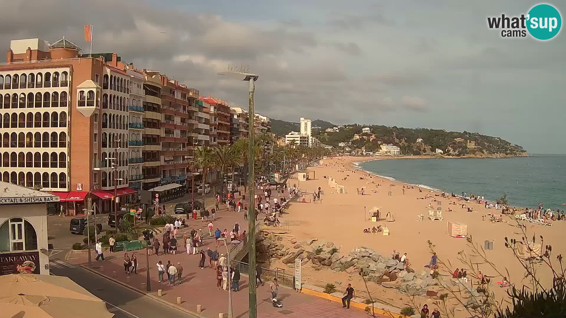 Web kamera Lloret de Mar – plaža