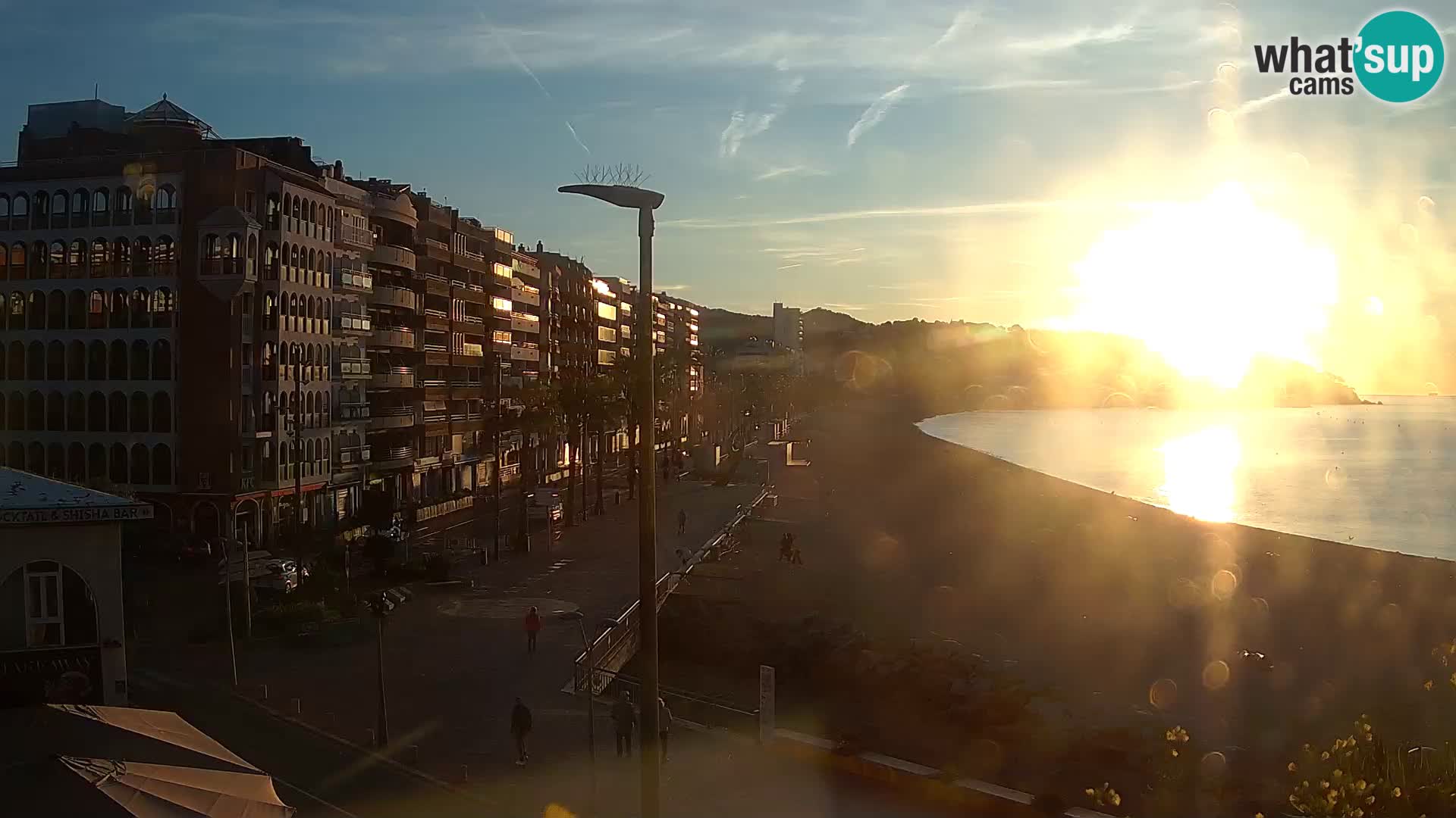 Webcam Lloret de Mar – the main beach – – Costa Brava – Spain