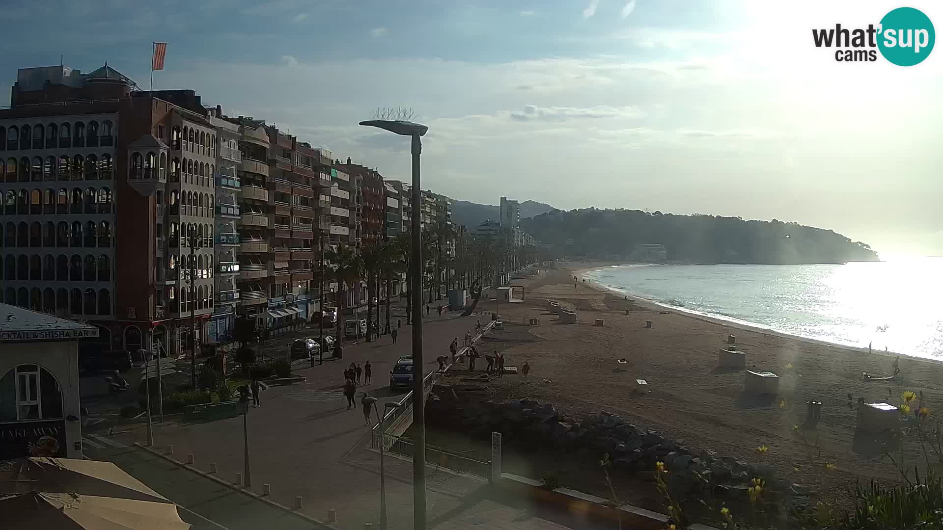 Webcam Lloret de Mar – the main beach – – Costa Brava – Spain