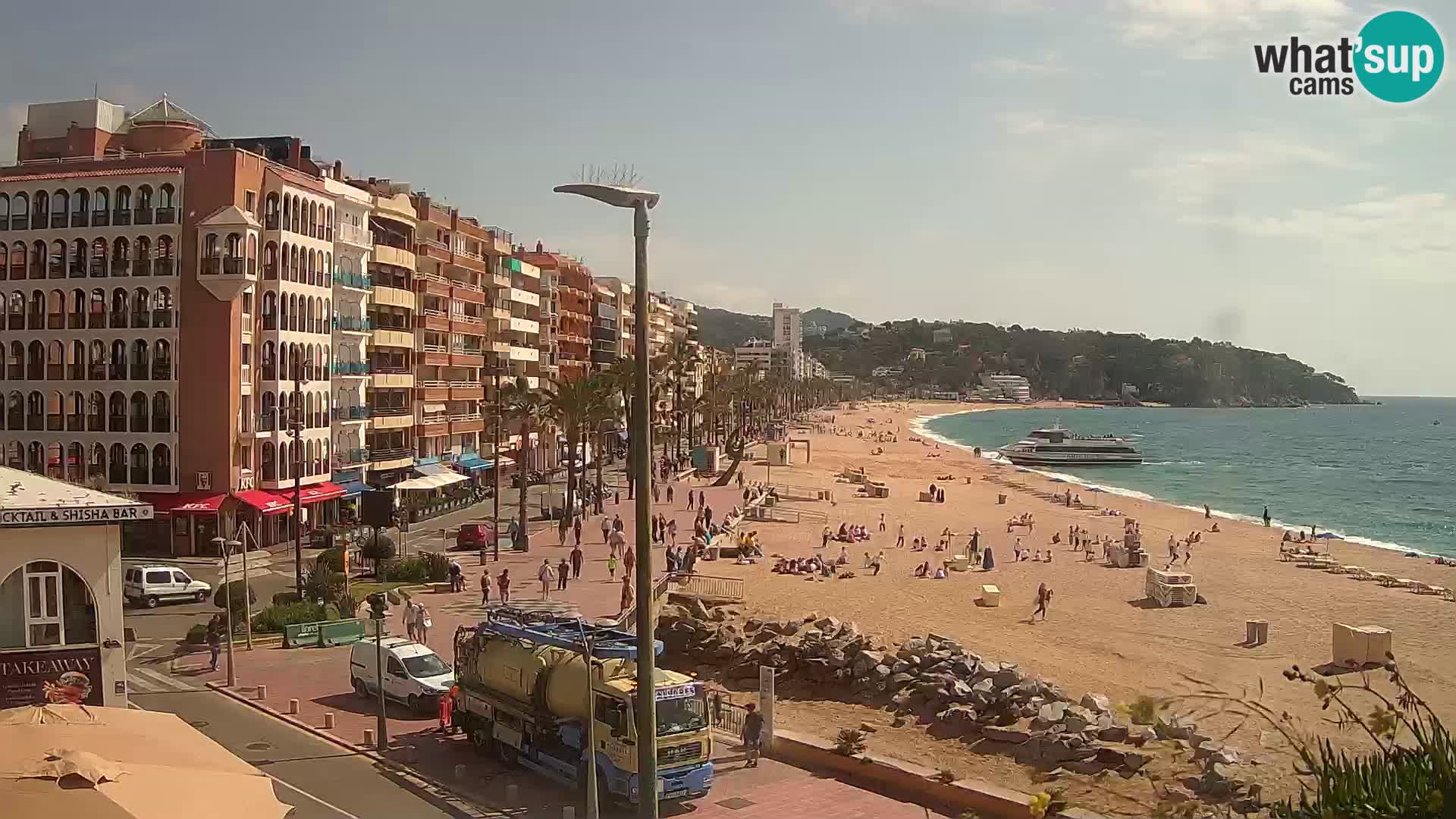 Webcam Lloret de Mar – Central beach