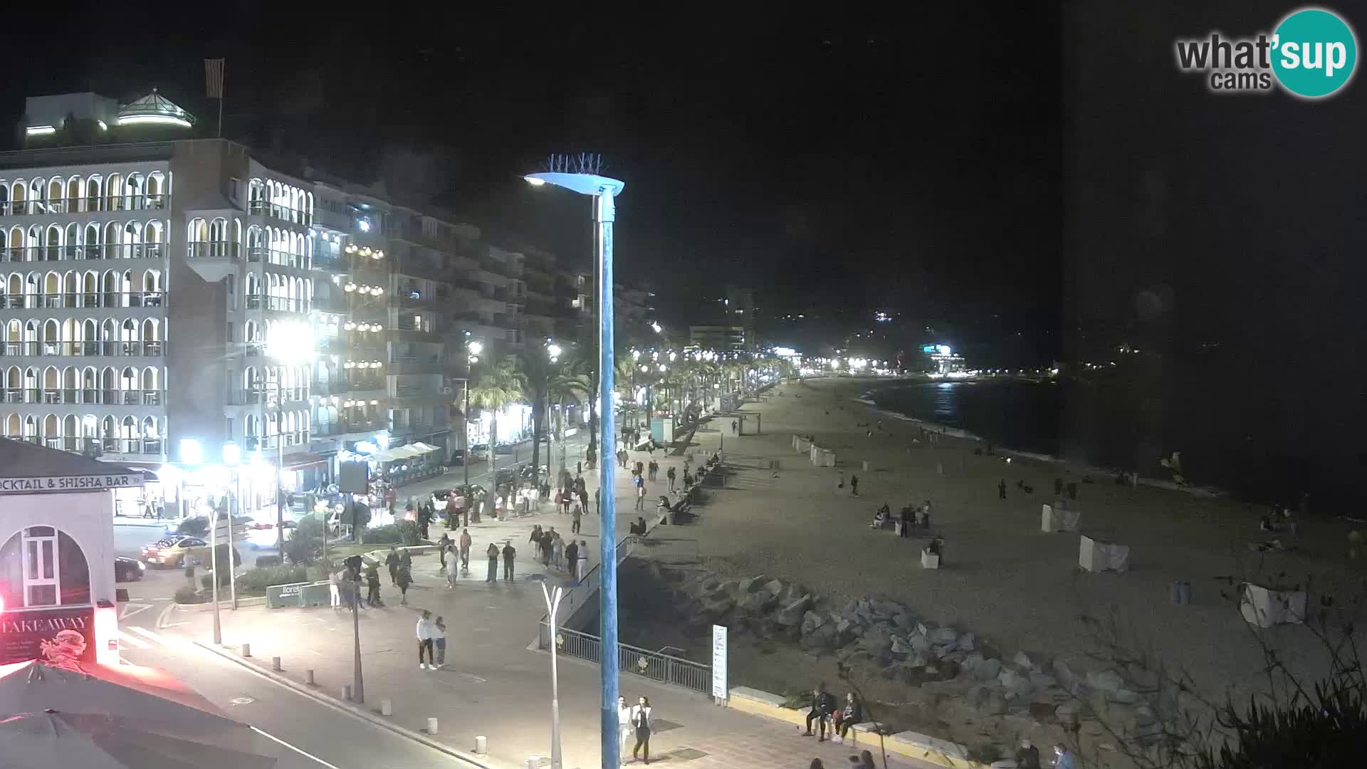 Webcam Lloret de Mar – the main beach – – Costa Brava – Spain