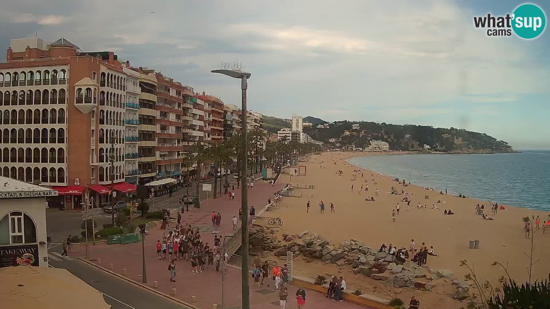 Webcam Lloret de Mar – the main beach – – Costa Brava – Spain
