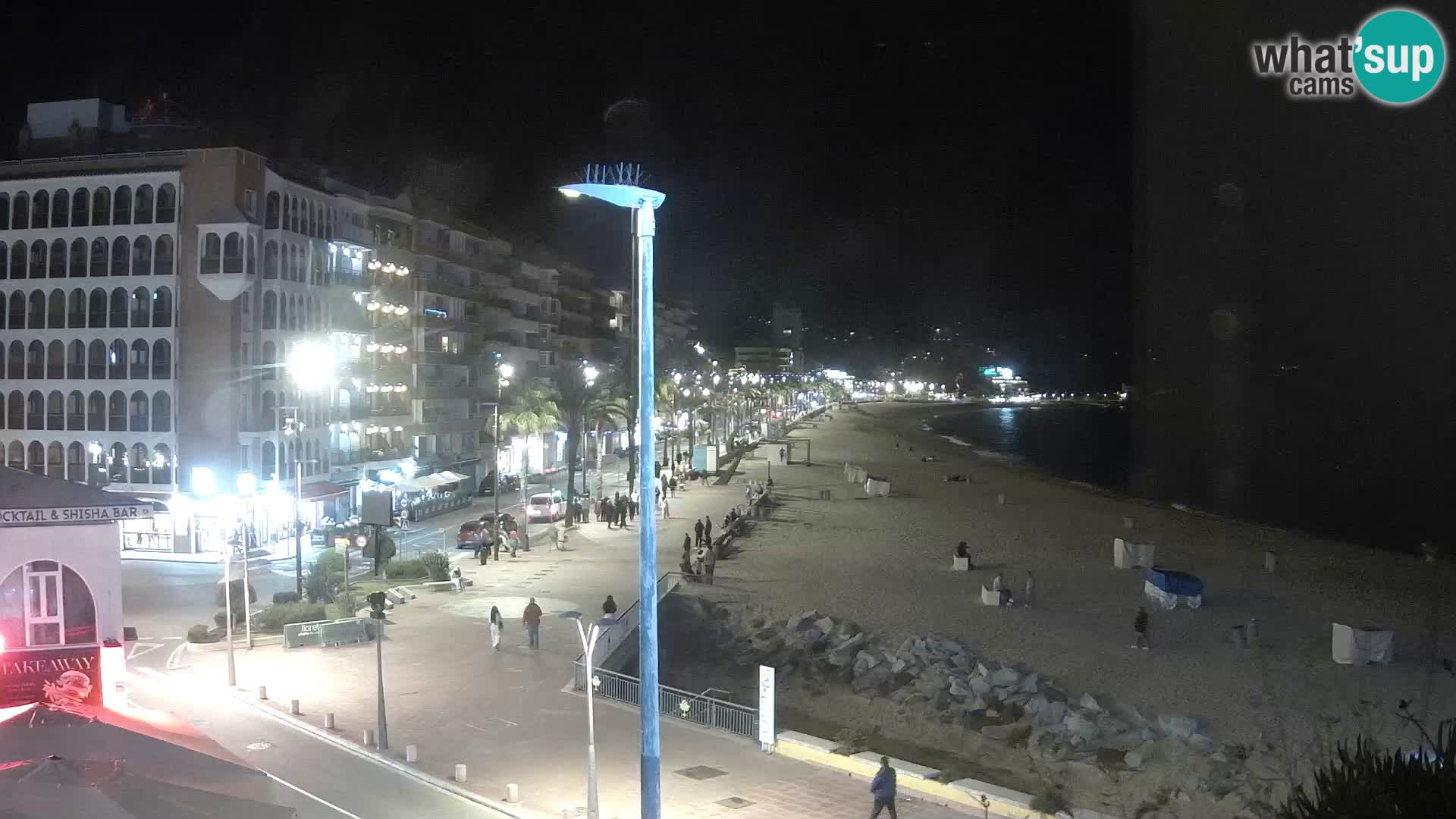 Webcam Lloret de Mar – the main beach – – Costa Brava – Spain