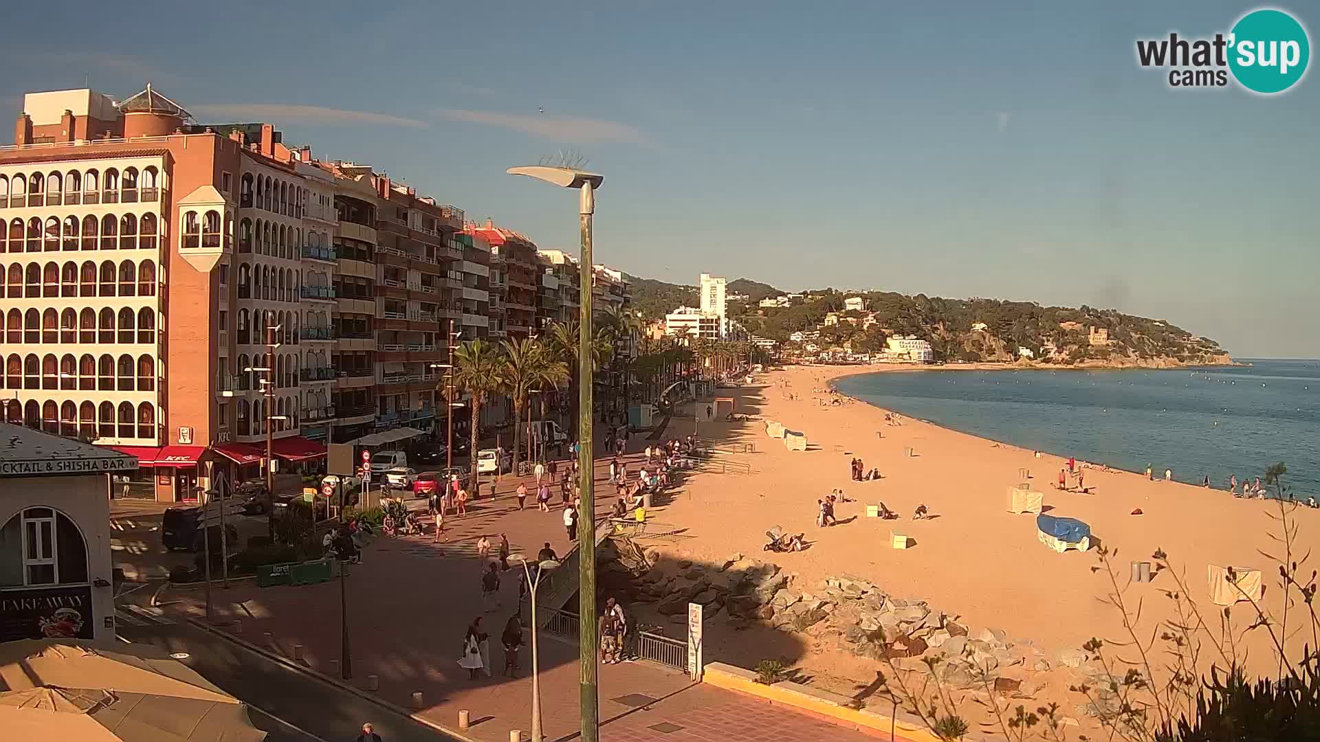 Webcam Lloret de Mar – the main beach – – Costa Brava – Spain