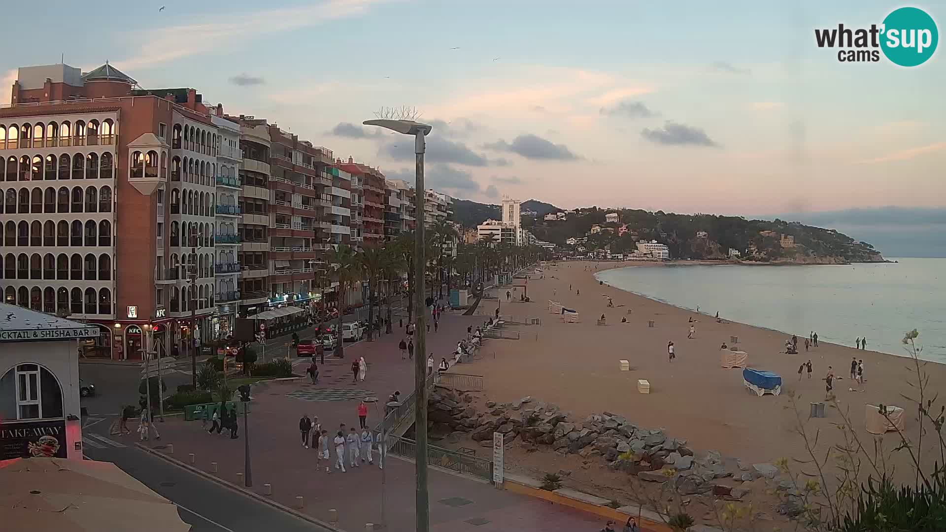 Webcam Lloret de Mar – the main beach – – Costa Brava – Spain